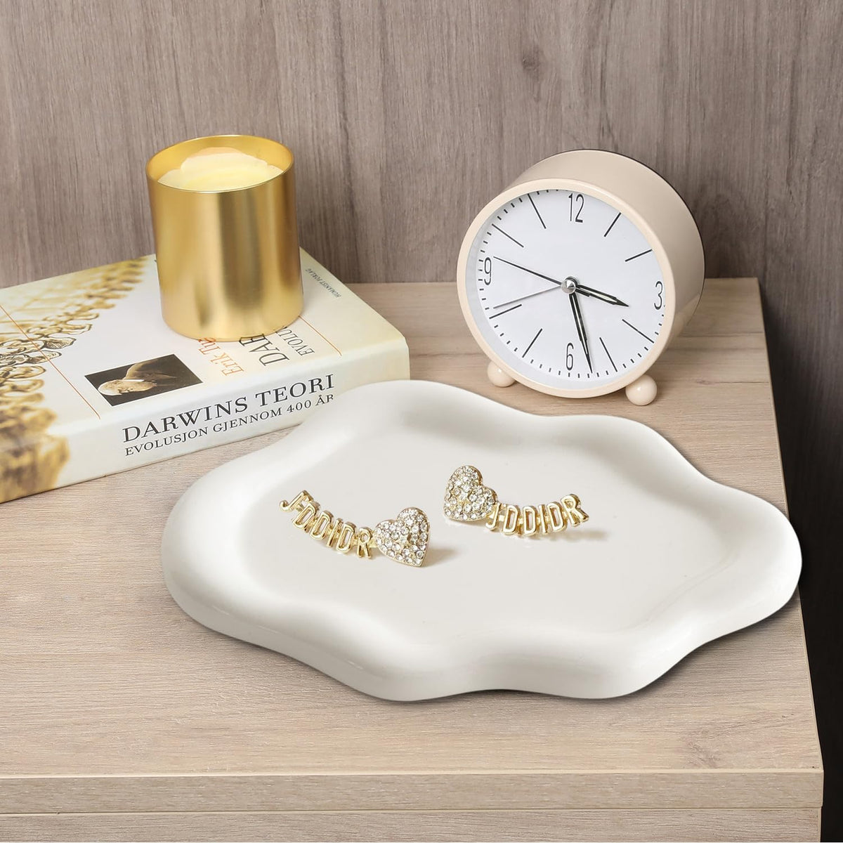 White Ceramic Jewelry Dish for Women, Cloud Jewelry Tray Trinket Holder 🍁 All In One Marketplace Canada
