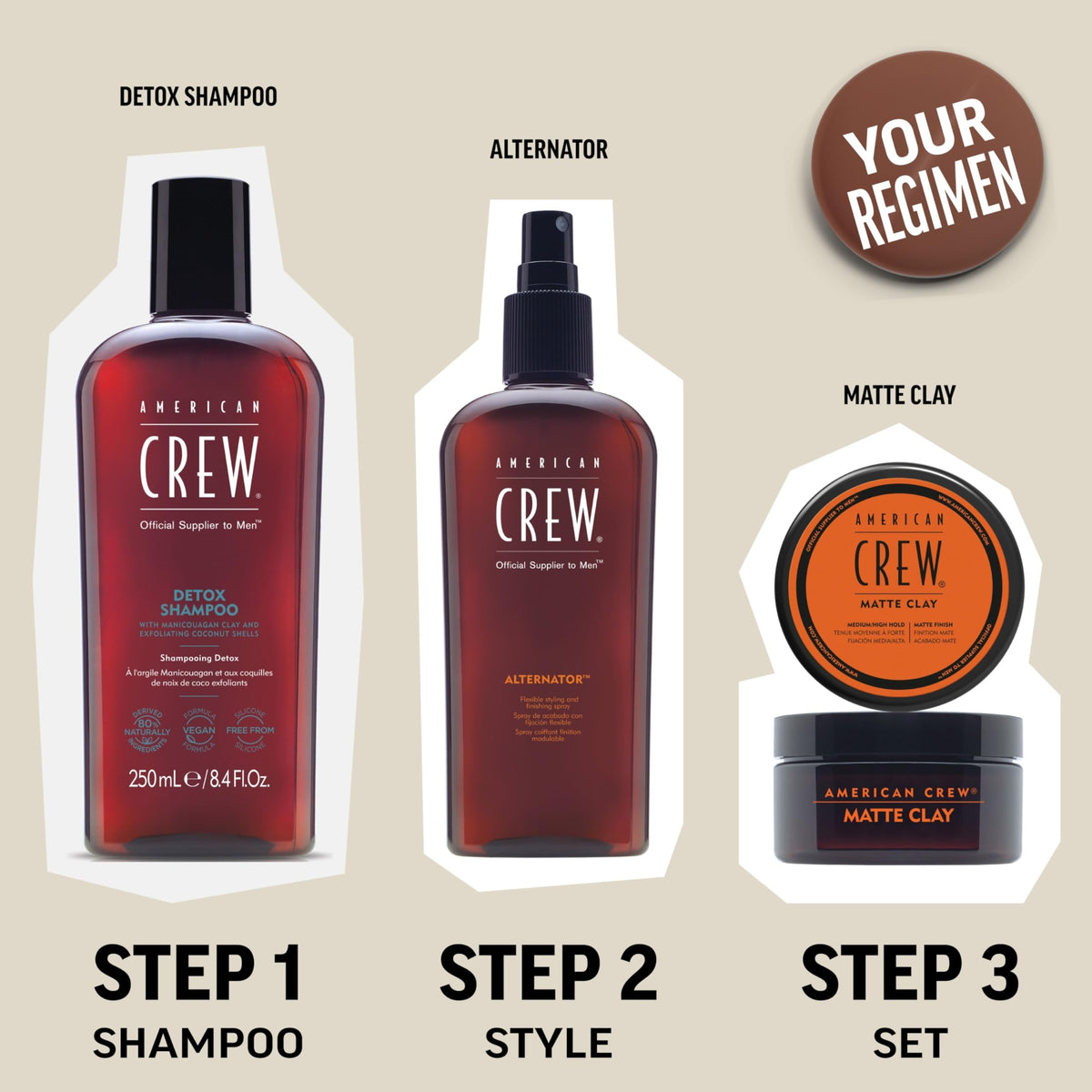 American Crew Matte Clay Spray 150ml/5.1Oz