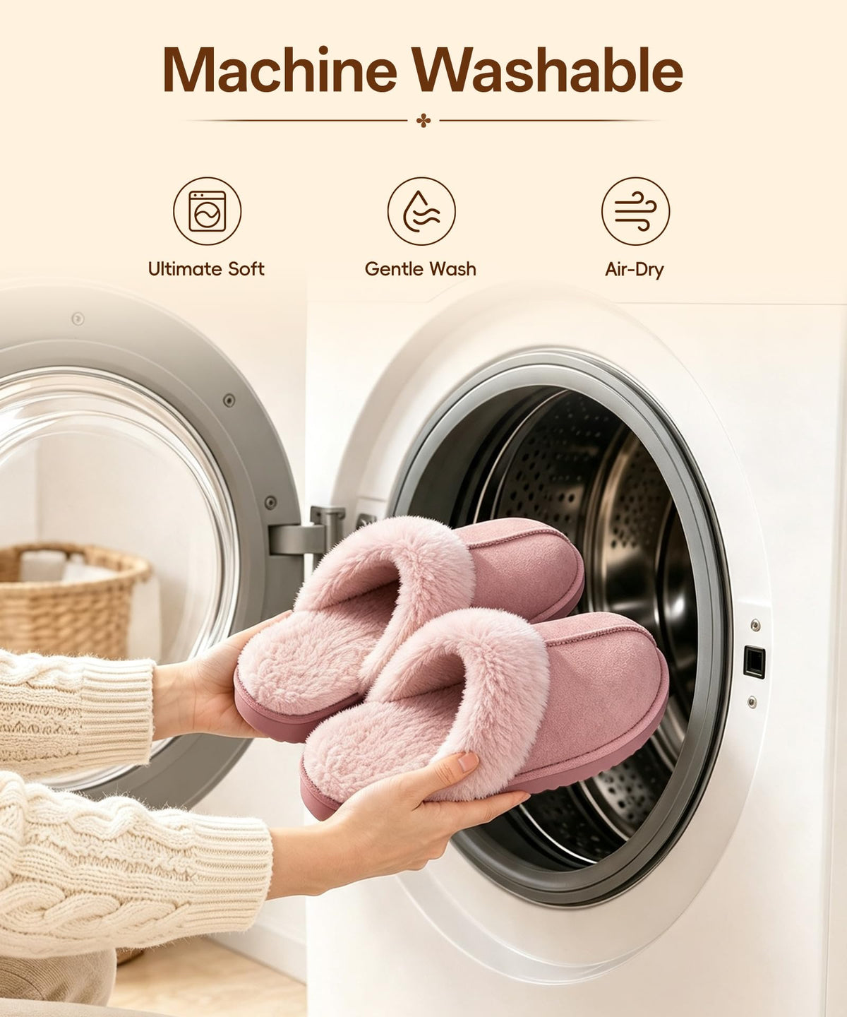 Litfun Fuzzy Memory Foam Slippers for Women Indoor Outdoor House Shoes 🍁 All In One Marketplace Canada