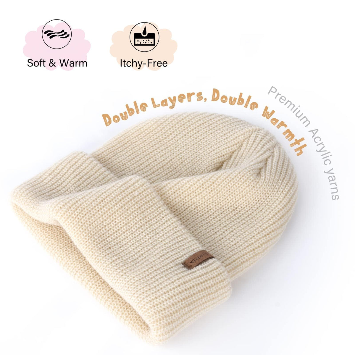 FURTALK Toddler Baby Boys Girls Beanies Kids Winter Hats Children Knit Caps 🍁 All In One Marketplace Canada
