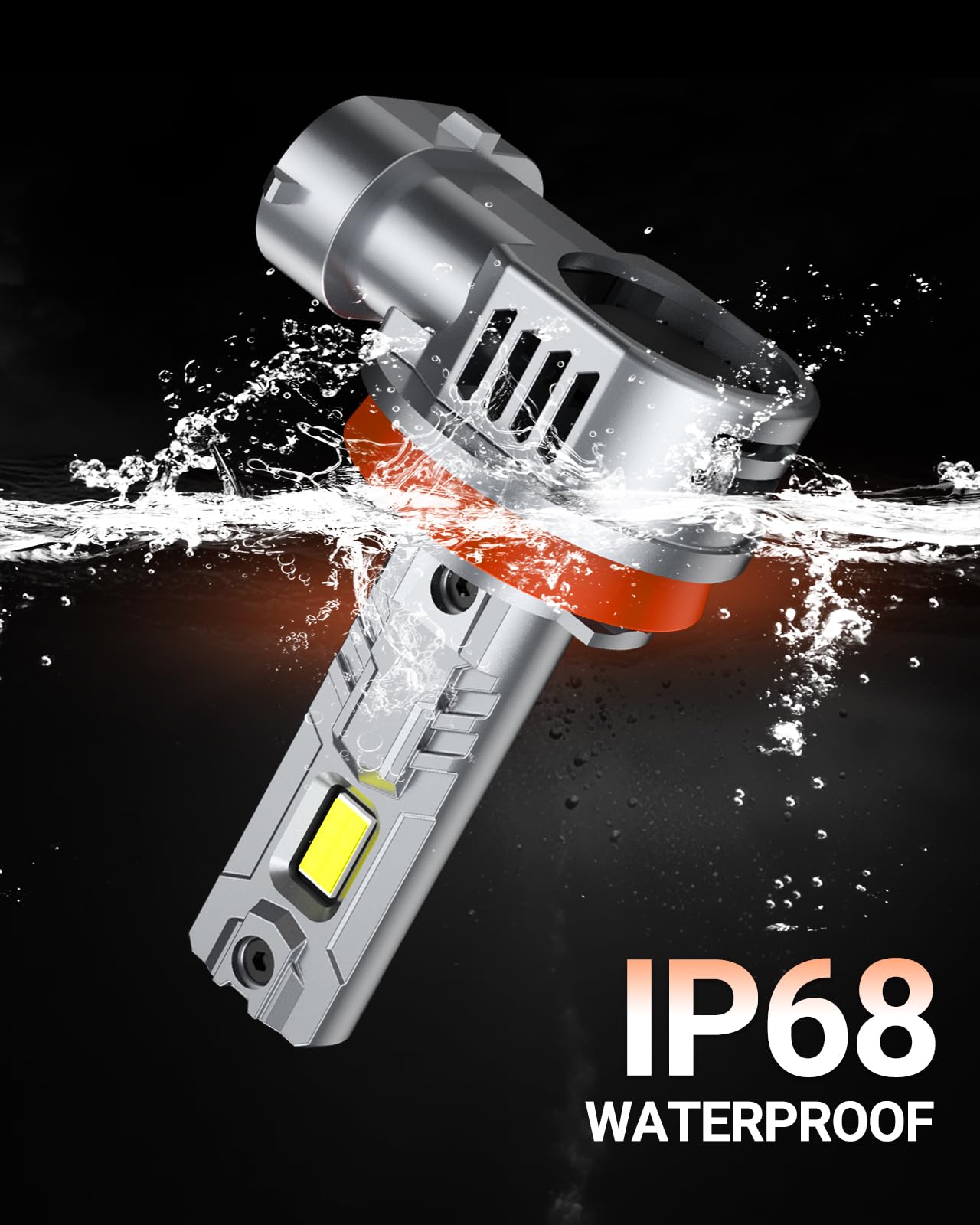 SEALIGHT 2026 Upgraded H11 9005 LED Headlight Bulbs Combo, 1:1 Design 100,000LM 900% Brighter H11/H9 9005/HB3 LED Headlights Conversion Kits, 6500K Cool White, Plug and Play, Non-polarity, Pack of 4