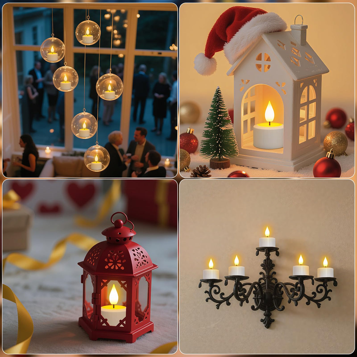 PChero Rechargeable Tea Lights with Remote & Timer, 1.5βD π All In One Marketplace Canada