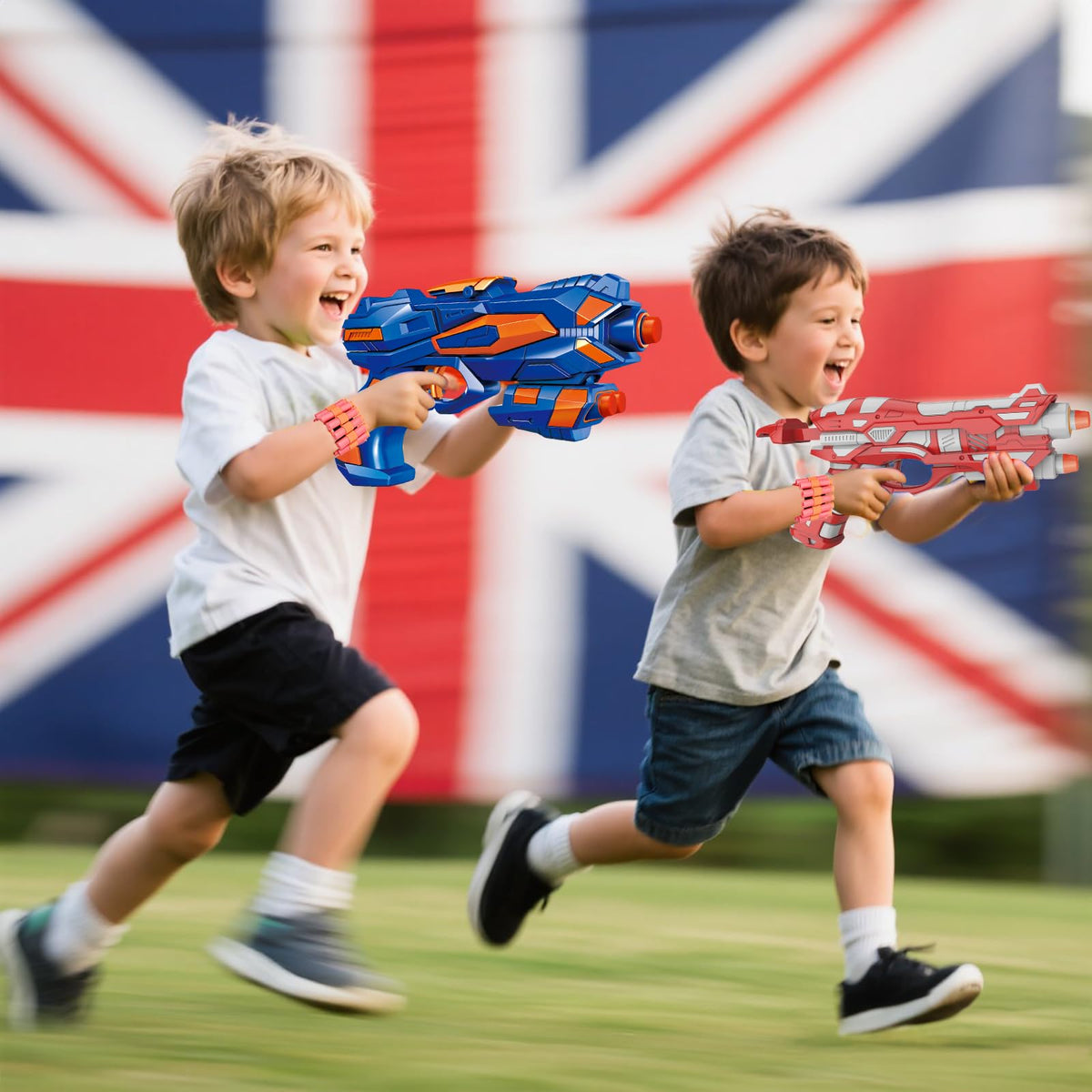 Kasebro 4 Pack Blaster Set for Kids Team Battle with 80 Darts & Wrist Bands 🍁 All In One Marketplace Canada