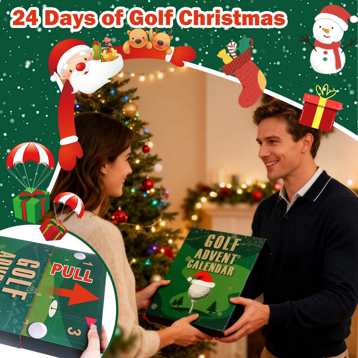 ONEHAUS Golf Advent Calendar 2026 for Men 24 Pcs Golf Accessories Christmas 🍁 All In One Marketplace Canada
