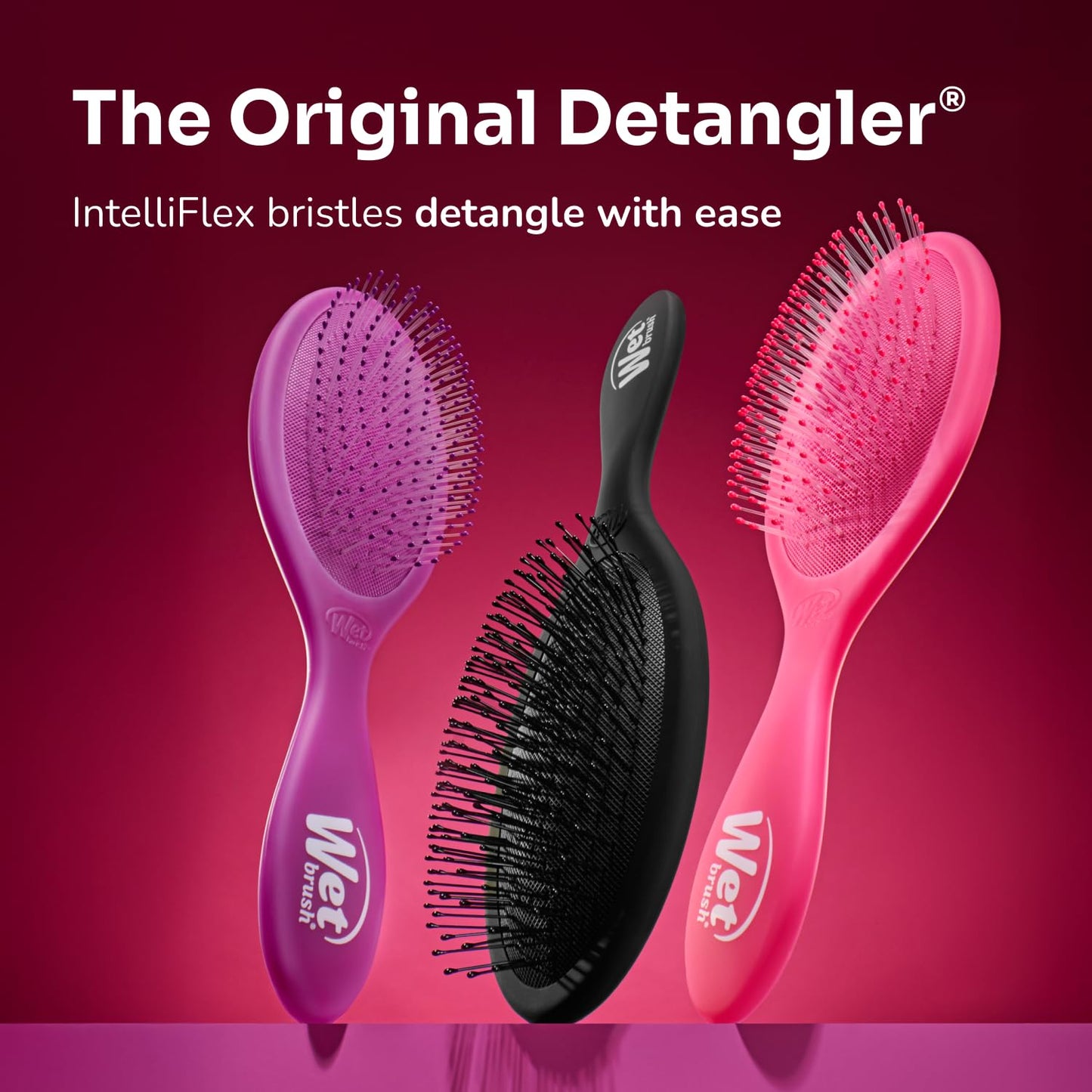 Wet Brush Original Detangler Hair Brush, Amazon Exclusive Aqua - Ultra-Soft IntelliFlex Bristles - Detangling Hairbrush Glides Through Tangles For All Hair Types (Wet Dry & Damaged Hair) - Women & Men Wet Brush