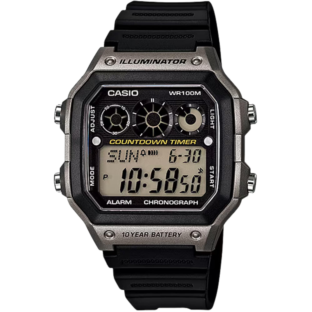 Casio Men's AE1300WH-8AV Sport Watch with Referee Timer