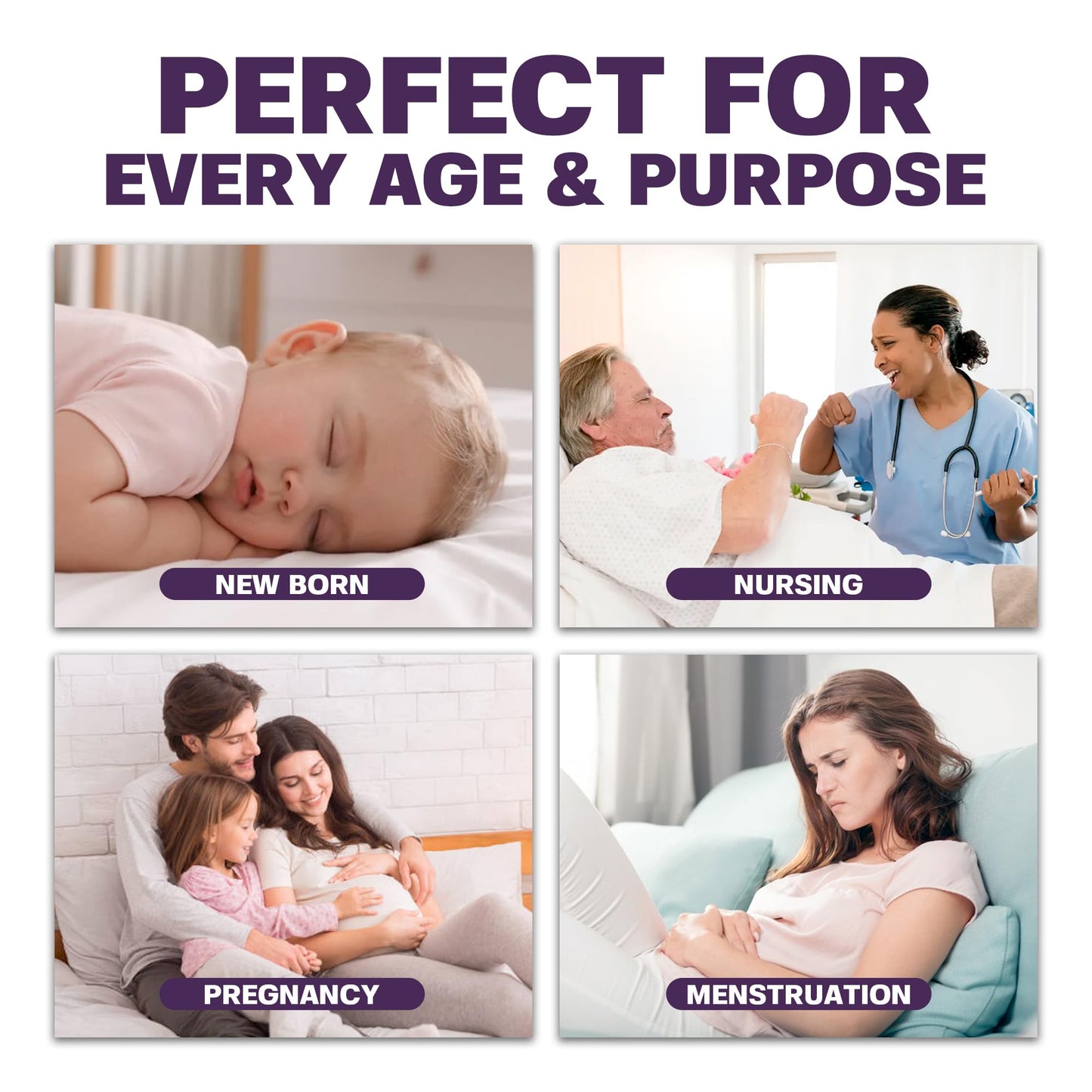PureNexus Health Disposable Underpads 23" x 36", 50 Count – Absorbent Incontinence Bed Pads, Waterproof Pee Pads, Chux, Soaker Pads for Adults, Elderly & Kids, Mattress Protector - Available at All In One Marketplace Canada