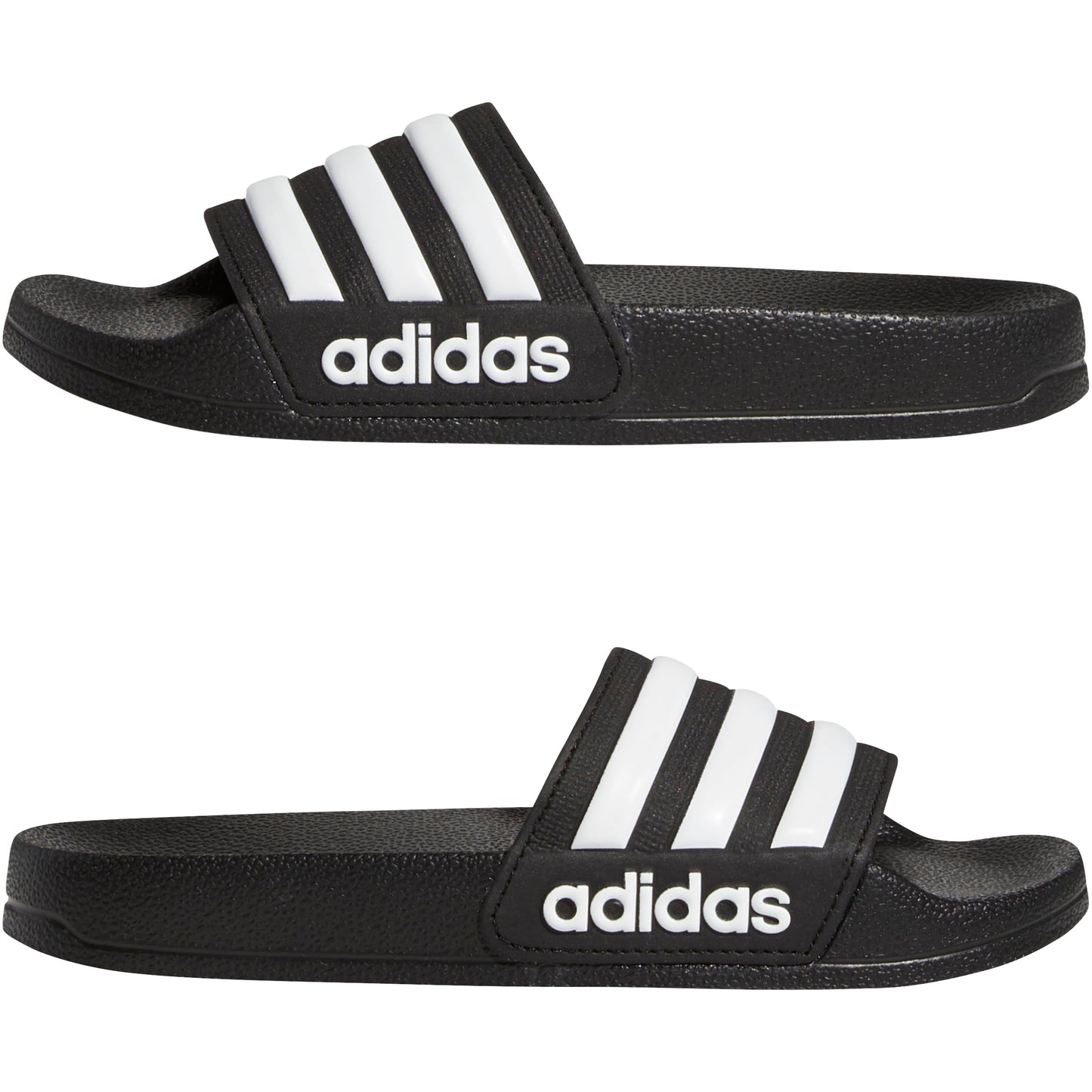adidas Unisex Kids Adilette Shower, Core Black/White/Core Black, 5/Big Kid π All In One Marketplace Canada