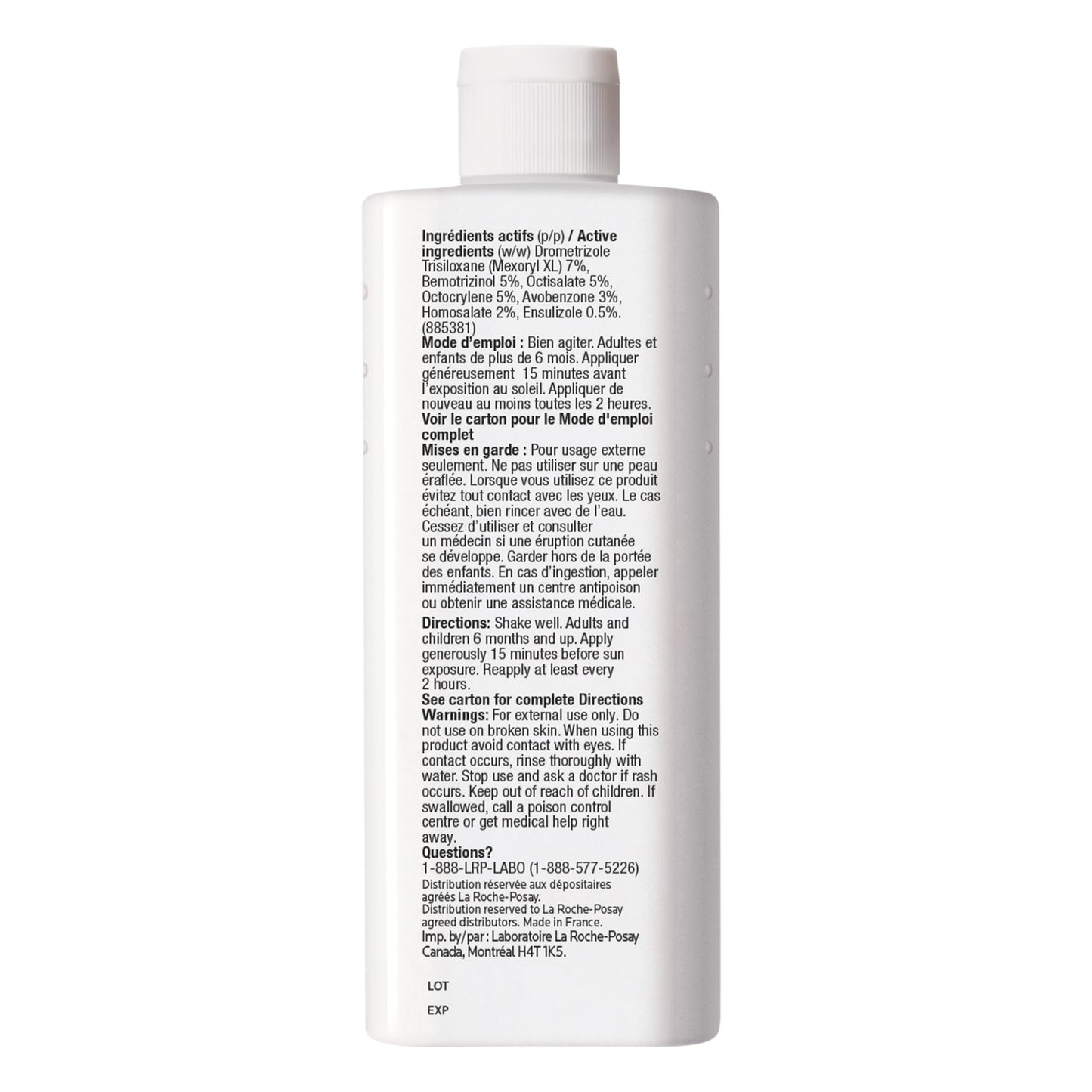La Roche-Posay Anthelios Ultra Fluid Body Sunscreen Broad Spectrum SPF 50+, Reef Safe, Non-Greasy Matte Finish, 80 Min Water & Sweat Resistant, Fragrance Free, Dermatologist Recommended, 125ML