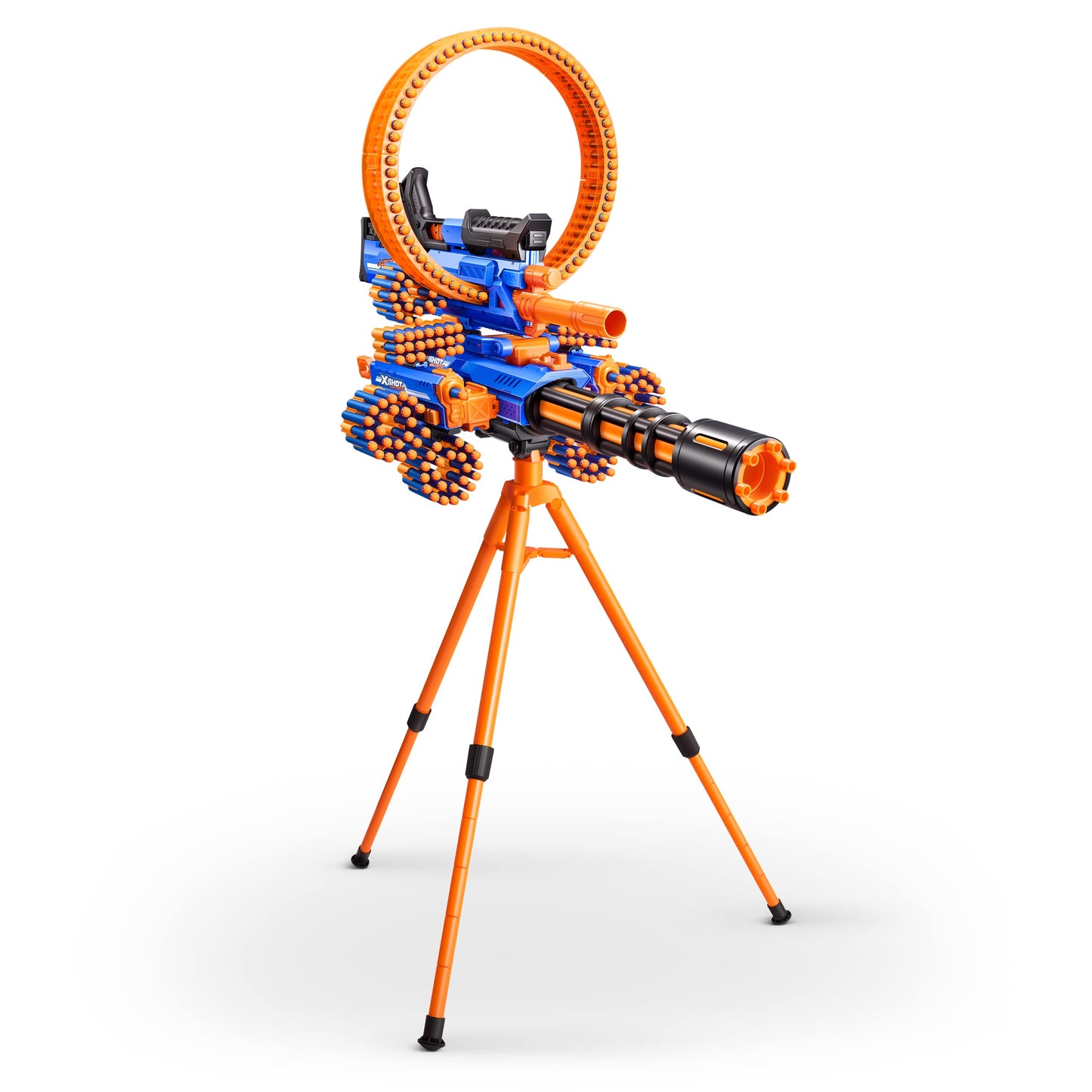 X-Shot Insanity Motorized Rage Fire by ZURU with 72 Darts, Motorized Blasting Power, Auto Feeding Belt, Tripod and Scope, Outdoor Toy for Boys and Girls, Teens and Adults π All In One Marketplace Canada