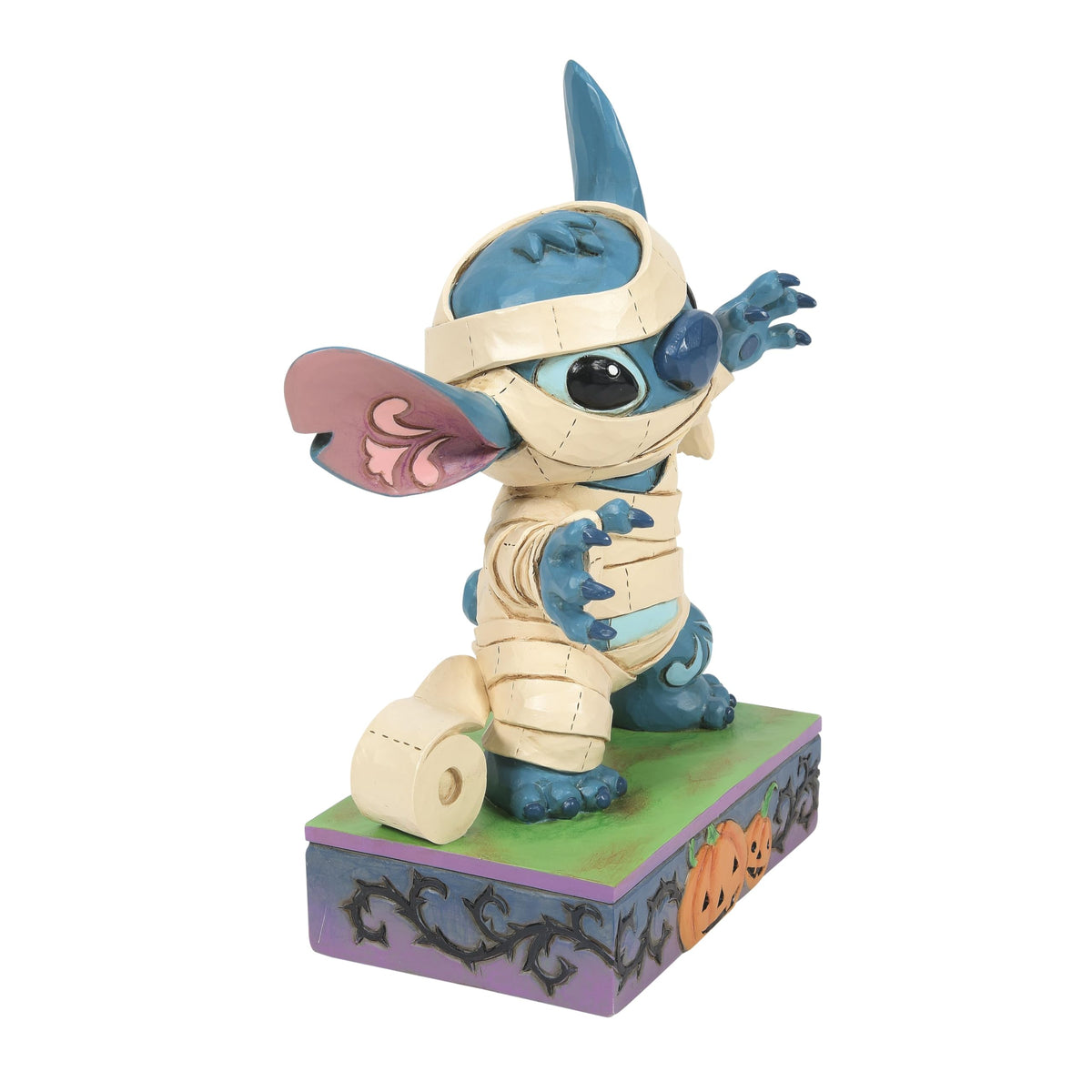 Figurine Enesco Disney Traditions par Jim Shore Lilo et Stitch en costume de momie pour Halloween, 15,9 cm, multicolore