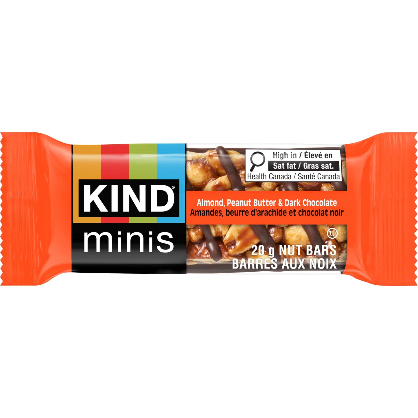 KIND Mini Snack Bars Variety Pack, Gluten Free, Low Sugar, Low Calorie Snacks, Almond Sea Salt & Dark Chocolate, Caramel Almond & Sea Salt, Peanut Butter Dark Chocolate, 30 Count KIND