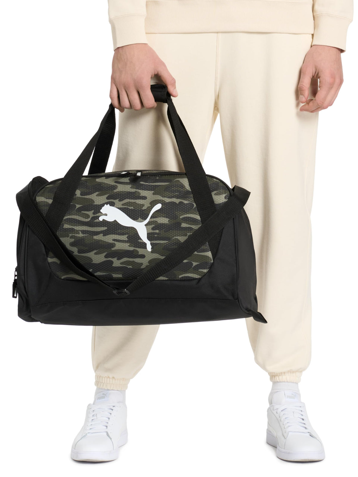 Puma Evercat Form Factor Duffel Bag, Green Camo, One-Size