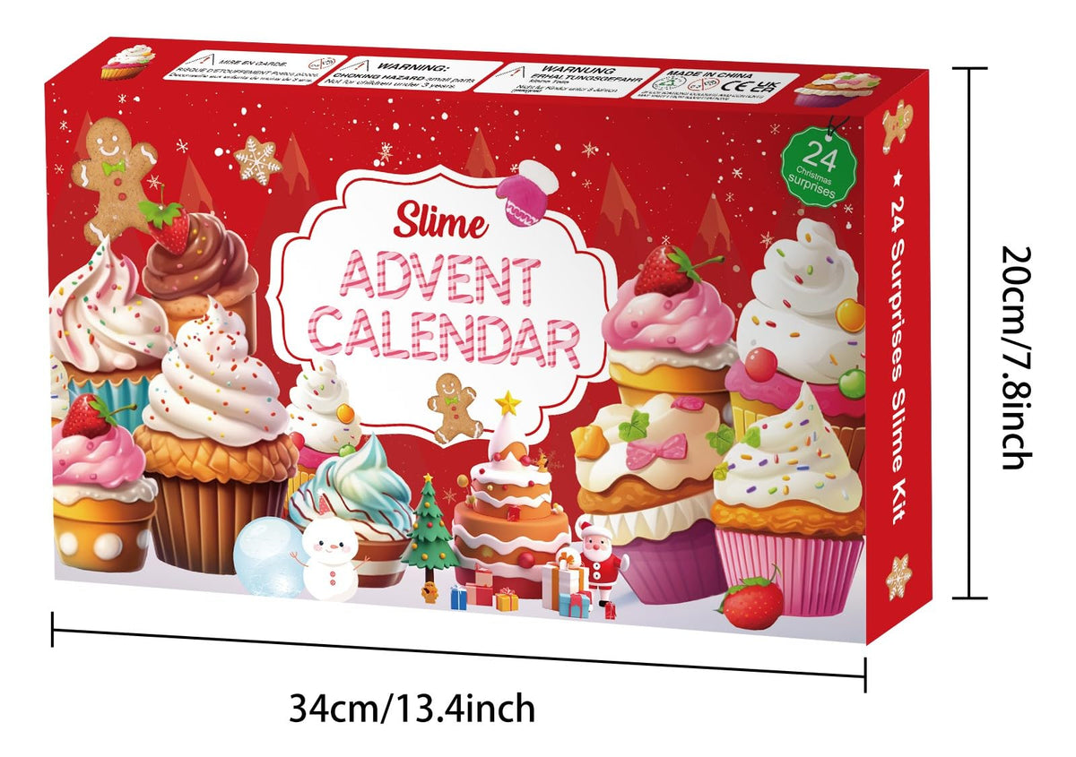 Funewest 24 Days Slime Christmas Advent Calendar 2026 for Kids Teen Girl 🍁 All In One Marketplace Canada