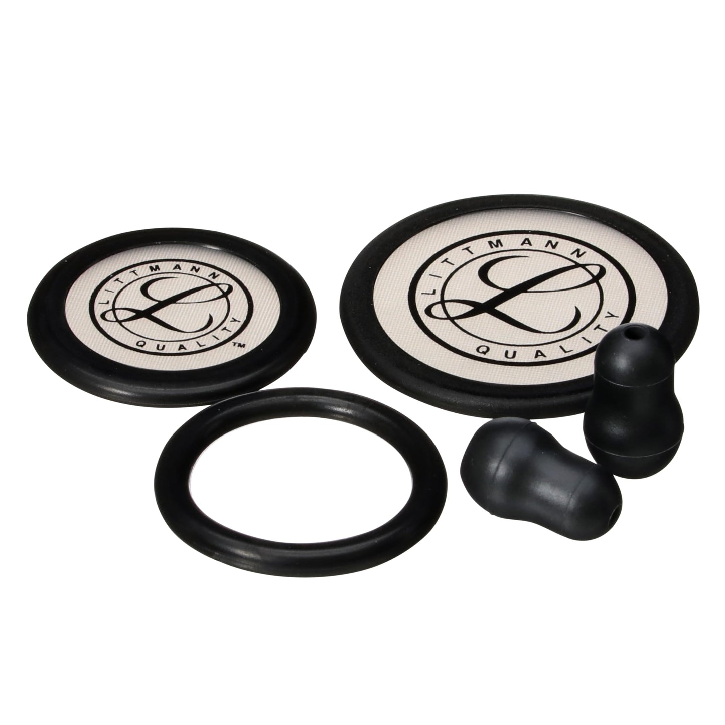 3M Littmann Stethoscope Spare Parts Kit – Black, Compatible with Classic III™, Cardiology IV™, CORE Digital, Includes Eartips, Adult & Pediatric Diaphragms, Non-Chill Bell Sleeve, 40016 🍁 All In One Marketplace Canada Littmann