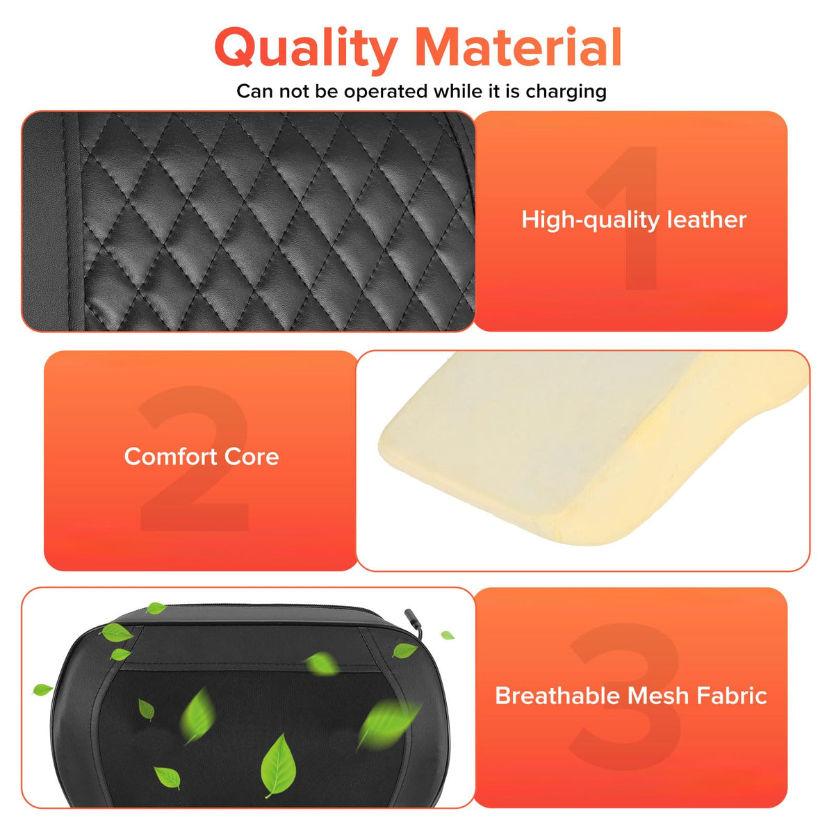 Cordless Back Massager,Back and Neck Massager with Heat Shiatsu Neck and Shoulder Massage for Whole Body Deep Tissue Kneading Massage Pillow Mother's Gifts for Women Men Mom Dad Christmas 🍁 All In One Marketplace Canada