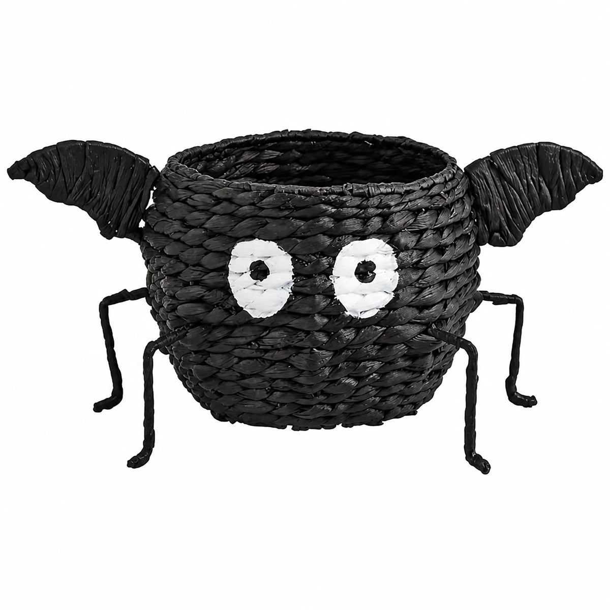 Bol à bonbons Halloween chauve-souris Mud Pie, bol de service sur pied en jacinthe