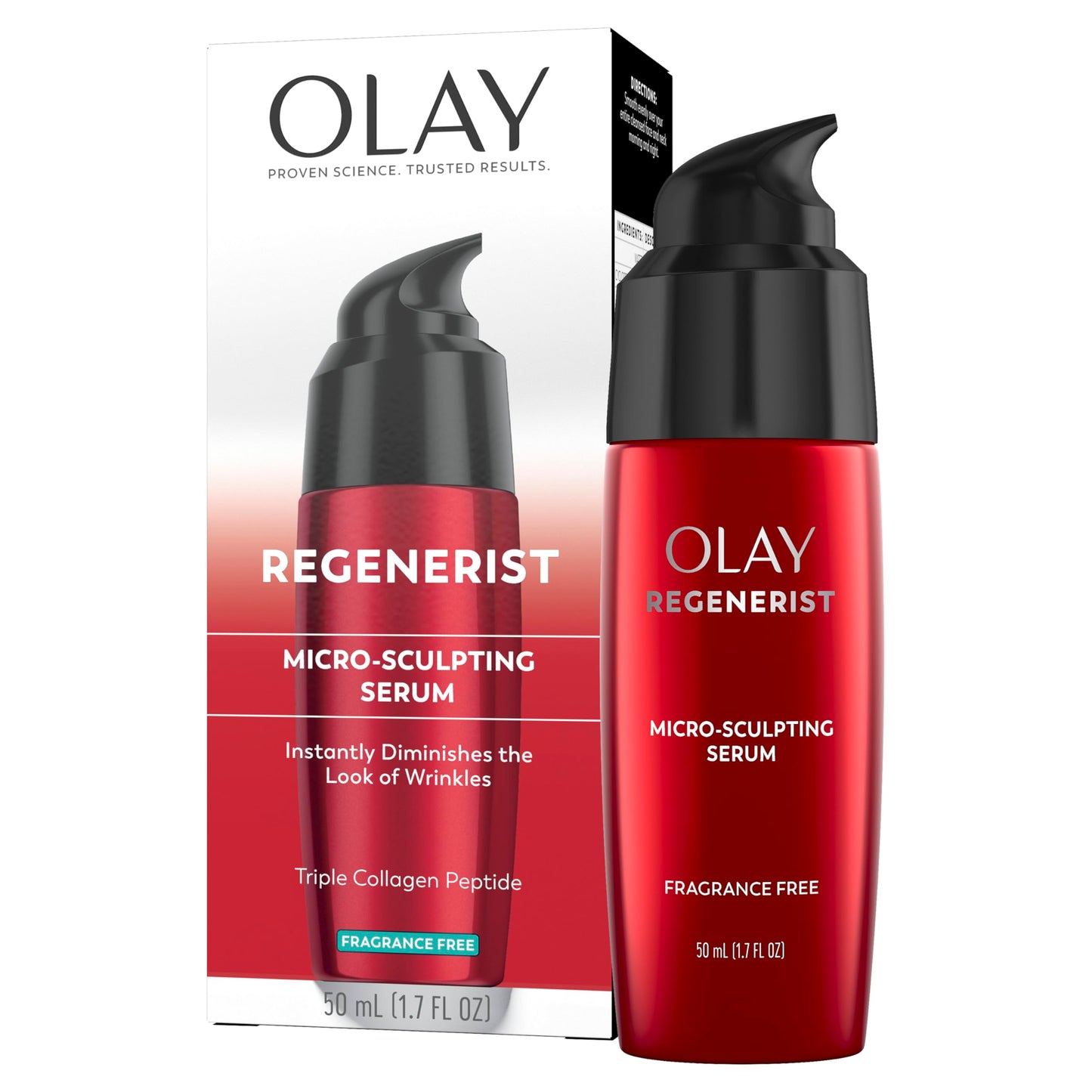 Olay Regenerist Micro-Sculpting Serum, Fragrance Free, Anti-aging Serum, 50 mL Olay