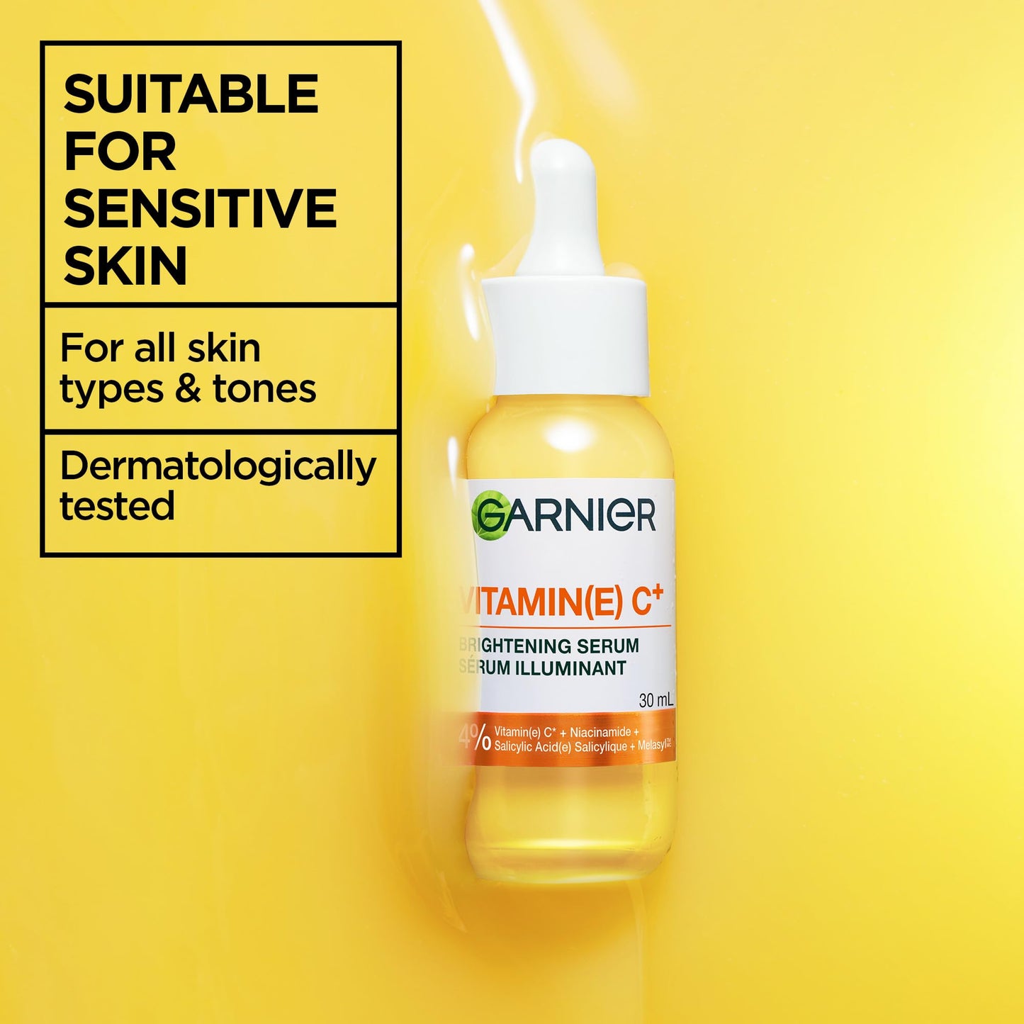 Garnier Vitamin C Serums Face Duo Gift Set, With 3.5% Niacinamide & Salicylic Acid, Brightening Serum, For All Skin Types, Even Sensitive, For Dull, Tired Skin, Bundle 2 x 30ml
