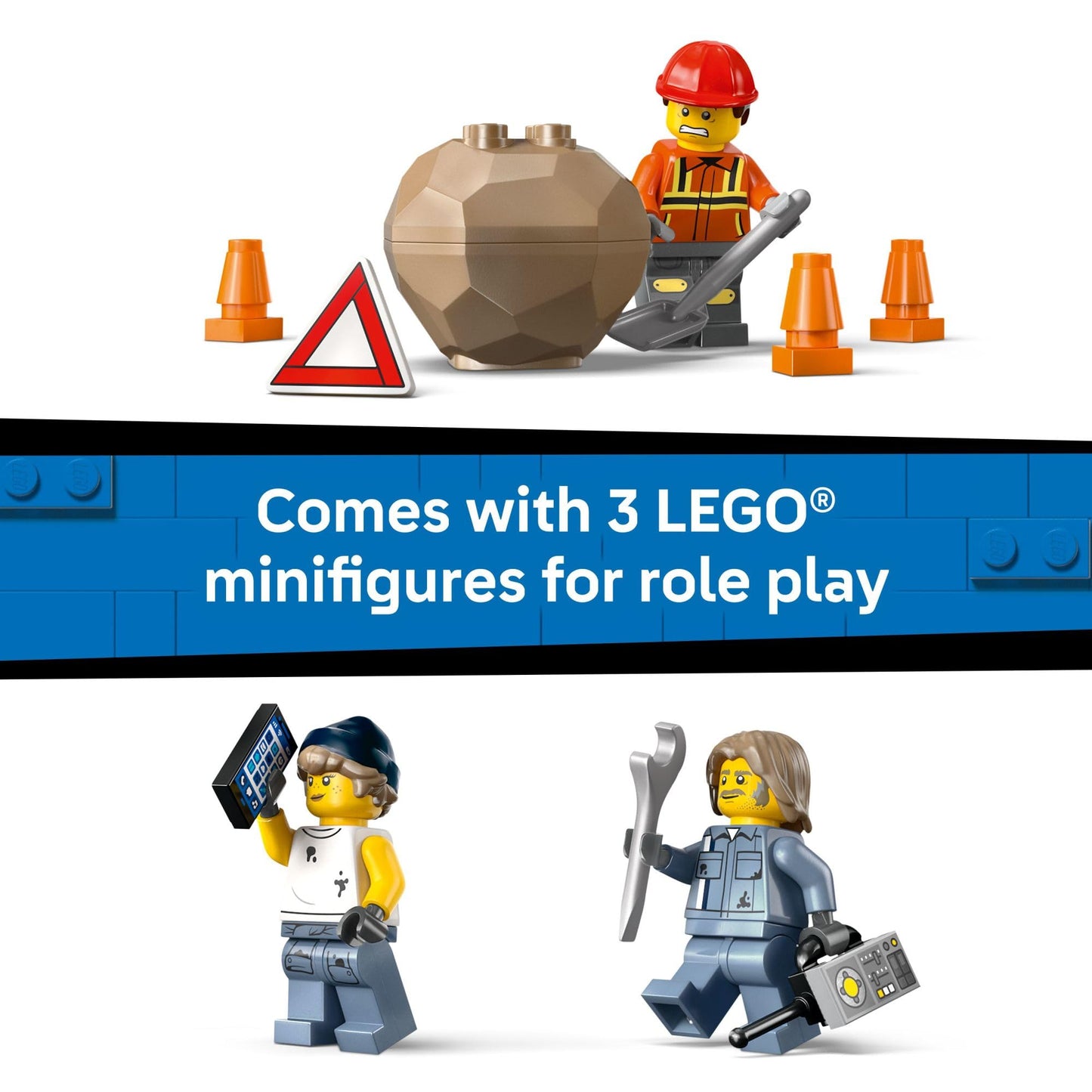 LEGO City Heavy-Duty Recovery Tow Truck with Crane Building Toy - Dump Truck & Tow Truck Toys for Boys & Girls, Ages 8+ - Pretend Play Set for Kids - Gift Idea for Birthdays & Holidays - 60467 LEGO
