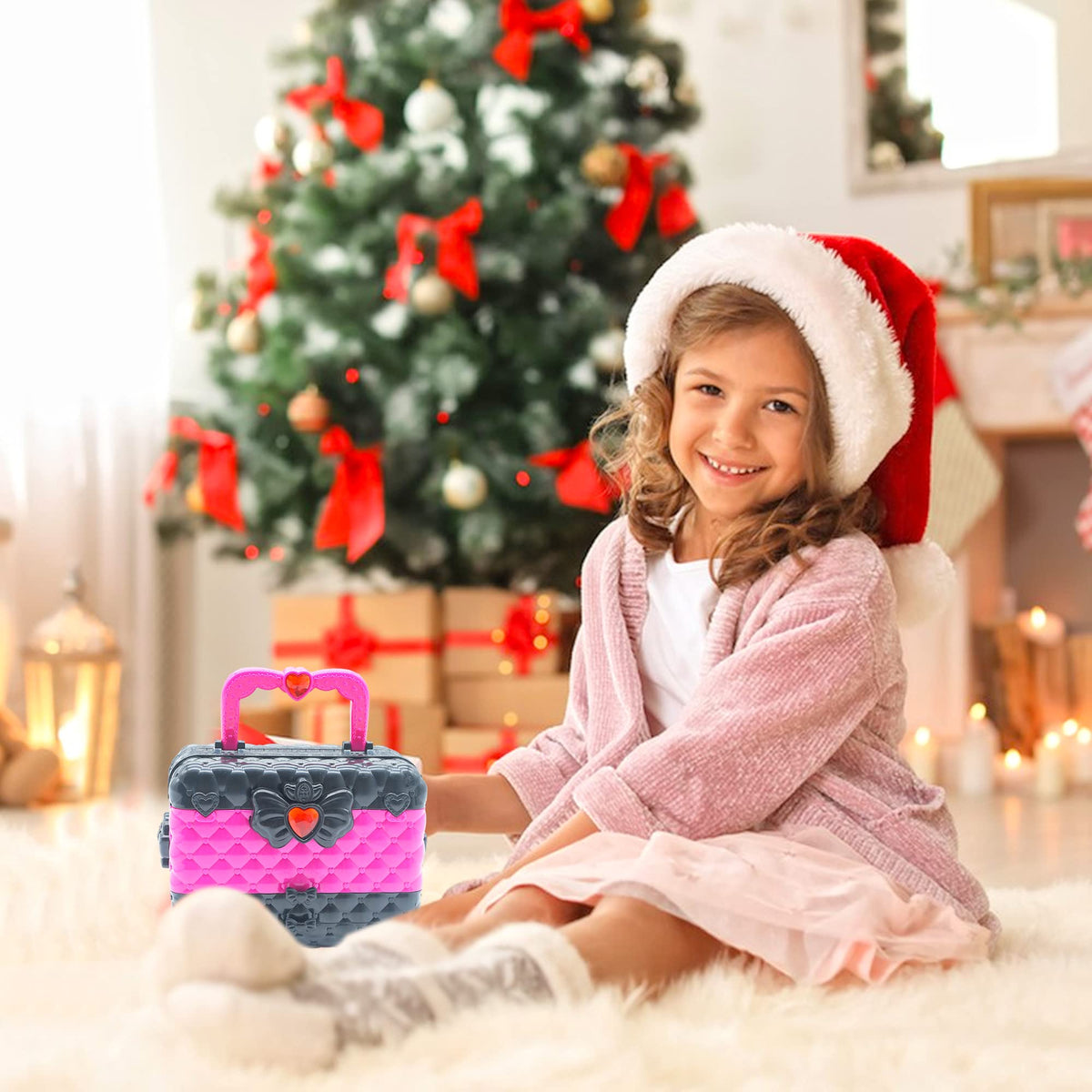 Kids Makeup Kit Girls Toys - Girls Makeup Kit for Kids, Little Kids Make up Set Safe & Non Toxic Makeup for Toddlers Children Princess, Christmas Birthday Gifts Toy for 4 5 6 7 8 Year Old Girl. 🍁 All In One Marketplace Canada