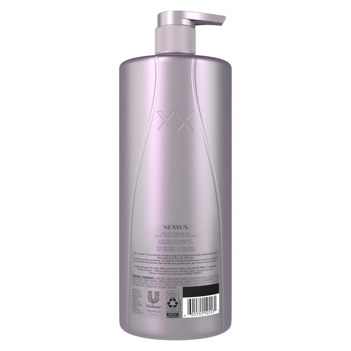 Nexxus Therappe Ultimate Moisture Shampoo with ProteinFusion Pump, 1L
