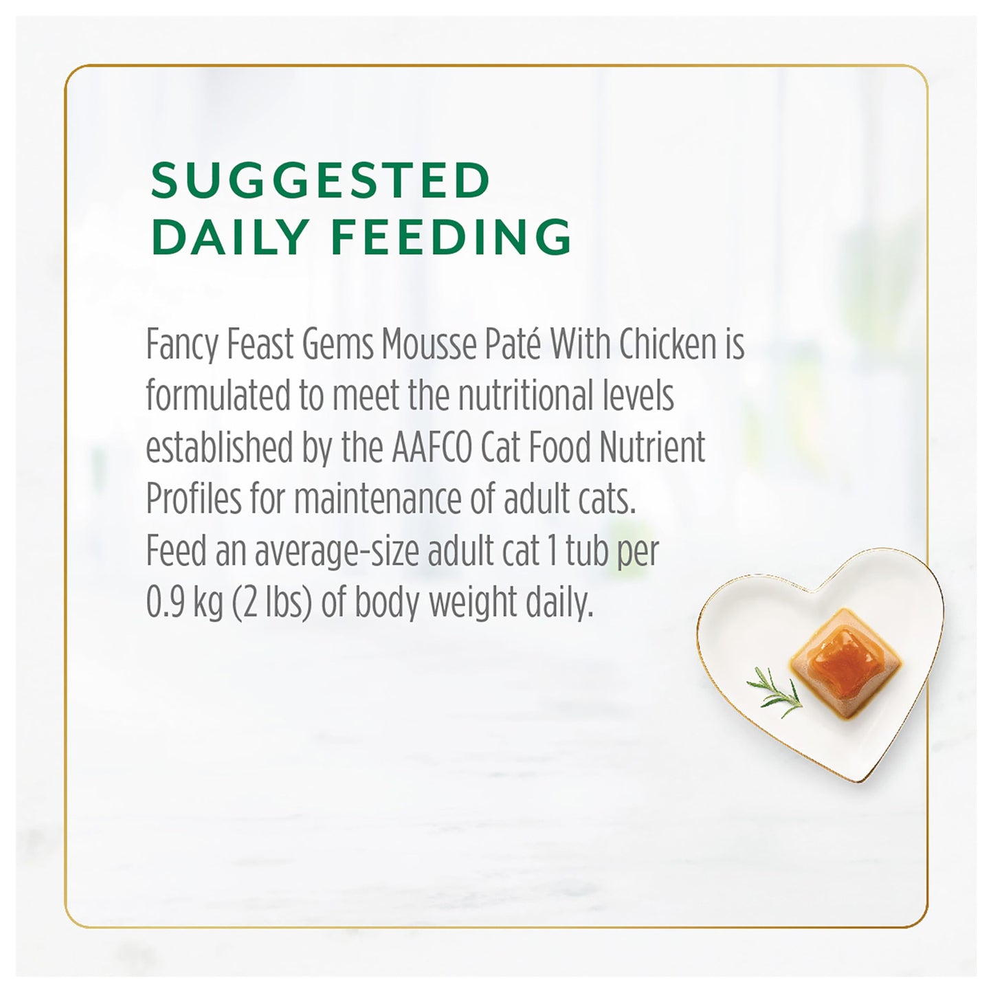 Fancy Feast Gems Wet Cat Food, Mousse Pâté with Chicken 57g (2 Pack x 8) Fancy Feast