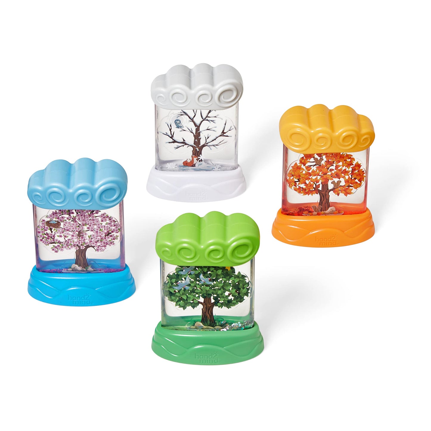 hand2mind Changing Seasons Sensory Tubes, Quiet Fidget Toys for Kids 3-5, Toddler Science Toys, Weather Toys, Calming Toys for Kids, Calm Down Corner Supplies, Preschool Classroom Must Haves hand2mind