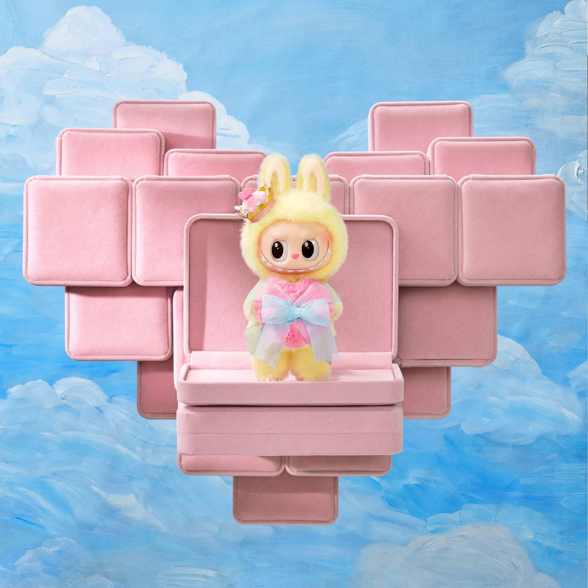 POP MART THE Monsters Let's Checkmate Vinyl Plush Doll, 17 cm in Height 🍁 All In One Marketplace Canada