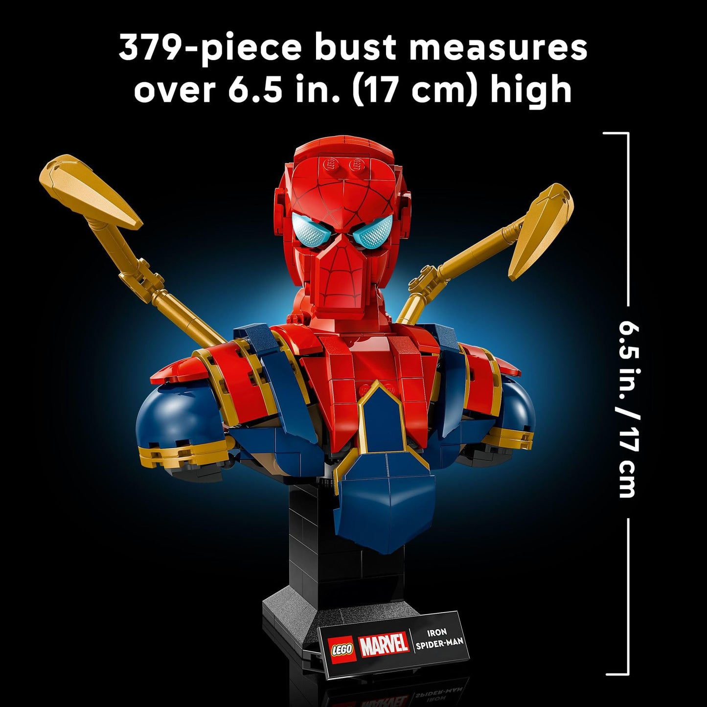 LEGO Marvel Iron Spider-Man Bust Collectible - Building Kit for Adults, Ages 18+ - Includes Iron Spider-Man Minifigure - Collectible Model for Super Hero Fans - Gift for Men and Women - 76326 🍁 All In One Marketplace Canada