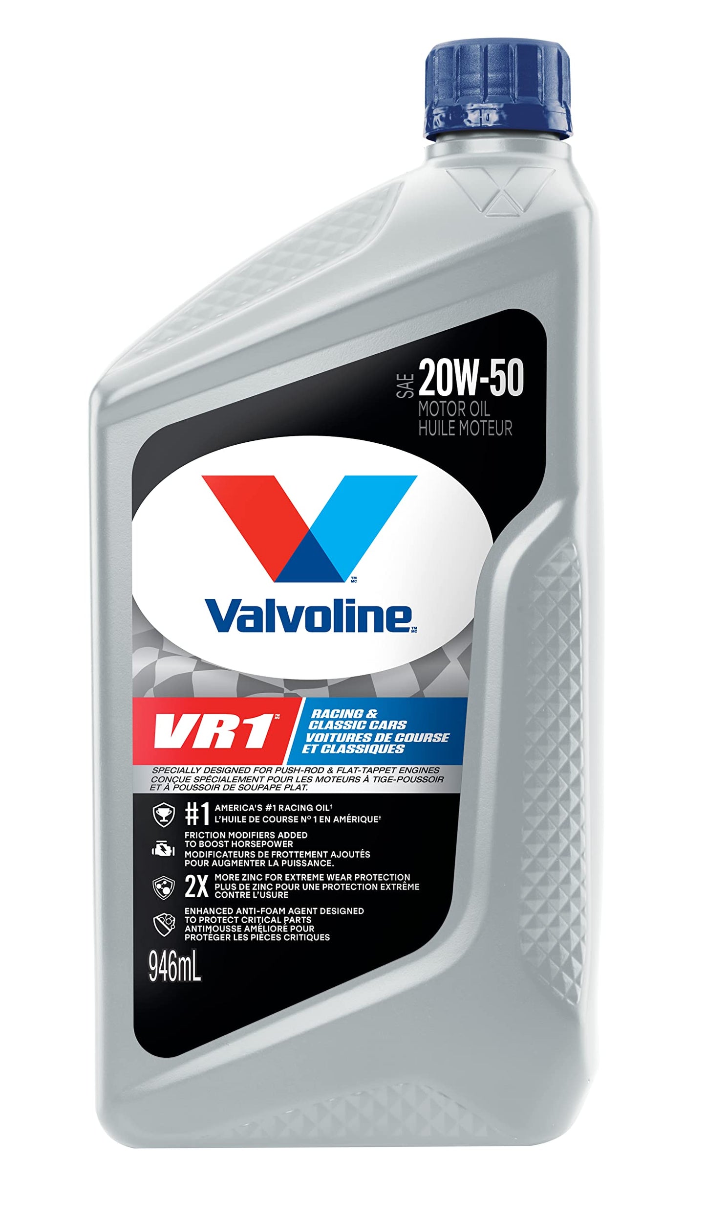 Valvoline VR1 Racing Oil 20W50, 946ml (case of 6) 🍁 All In One Marketplace Canada