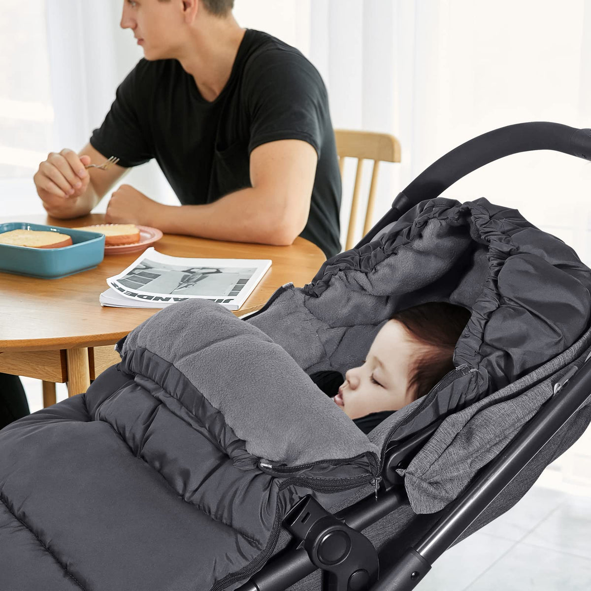 Orzbow Universal Stroller Footmuff, Winter Baby Bunting Bag, Weather-Proof 🍁 All In One Marketplace Canada