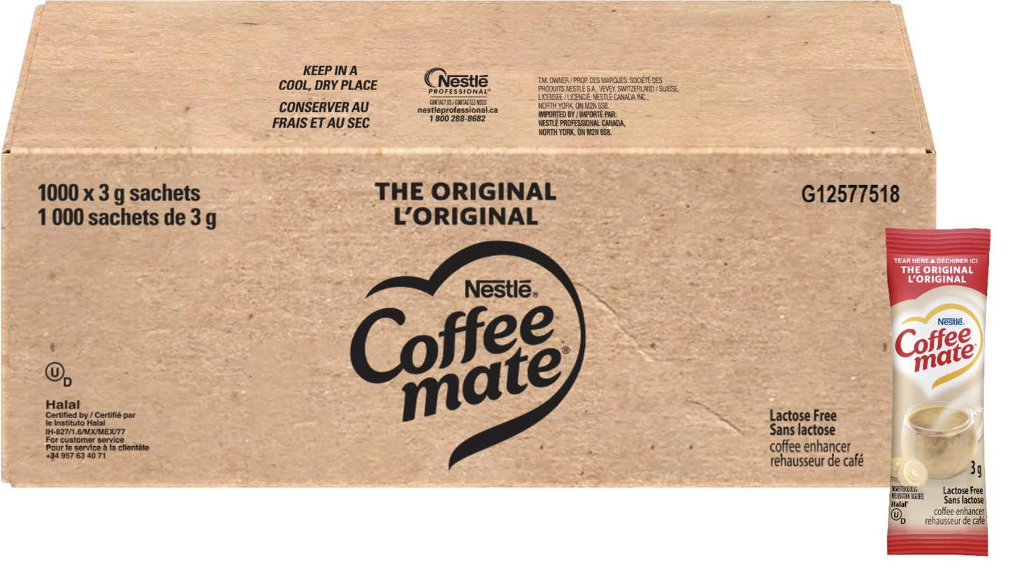 COFFEE MATE Original Coffee Creamer Powder, Lactose Free, 1000 x 3g Coffee Mate