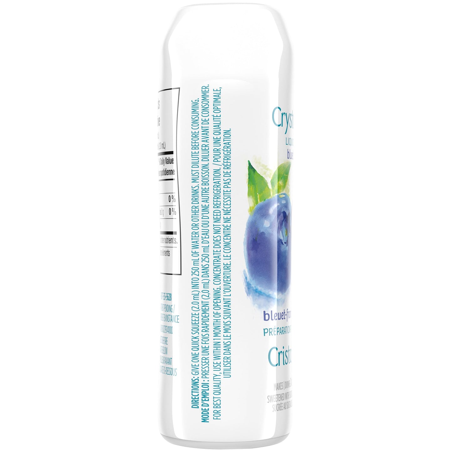 Crystal Light Liquid Drink Mix, Blueberry Razz, 12 ct Case Crystal Light