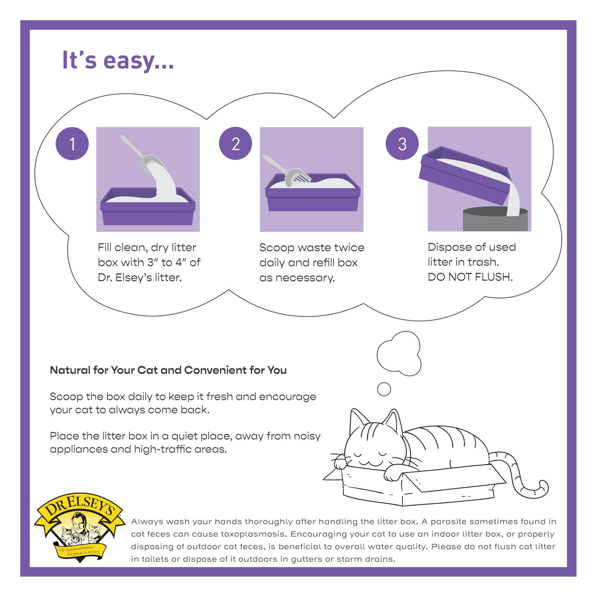 Dr. Elsey's® Clean Tracks® Clumping Clay Cat Litter 18lb. Bag