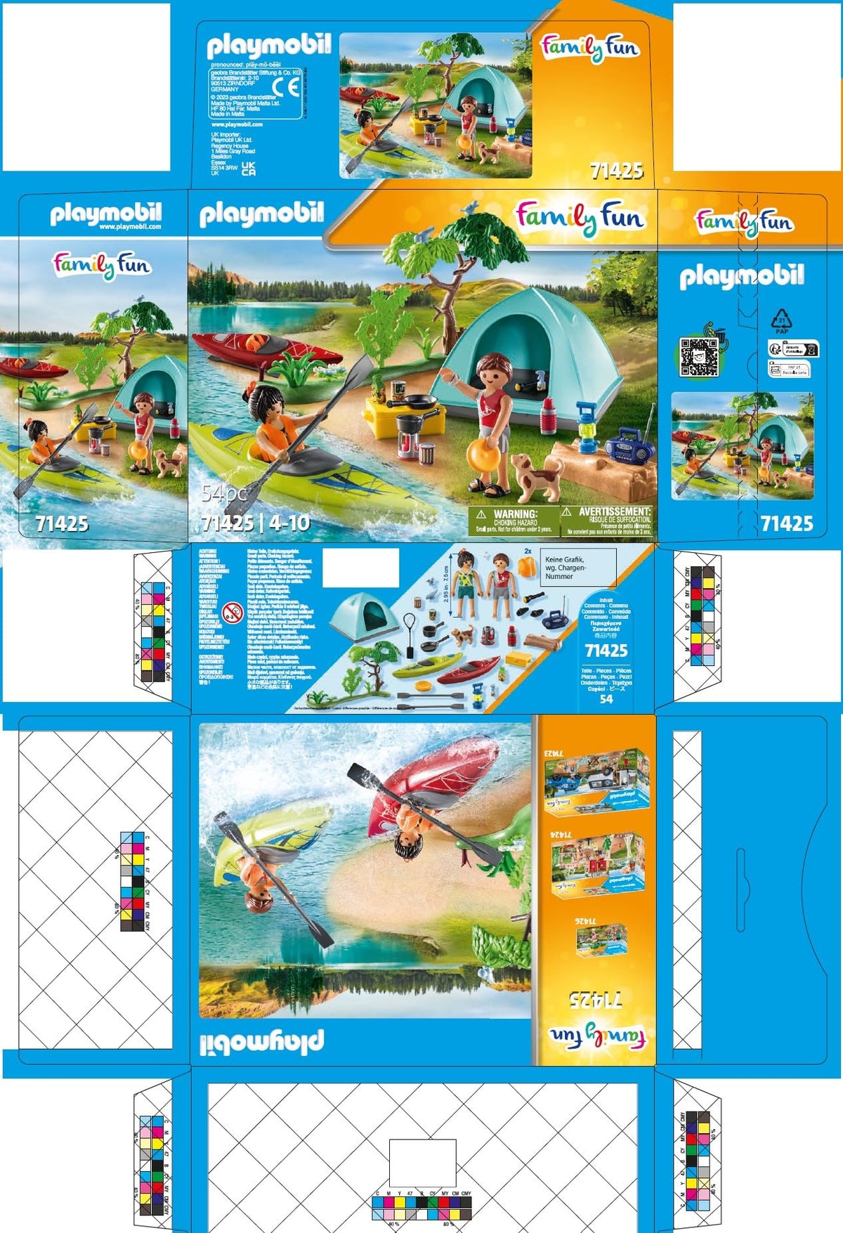Playmobil Camping with Kayaks
