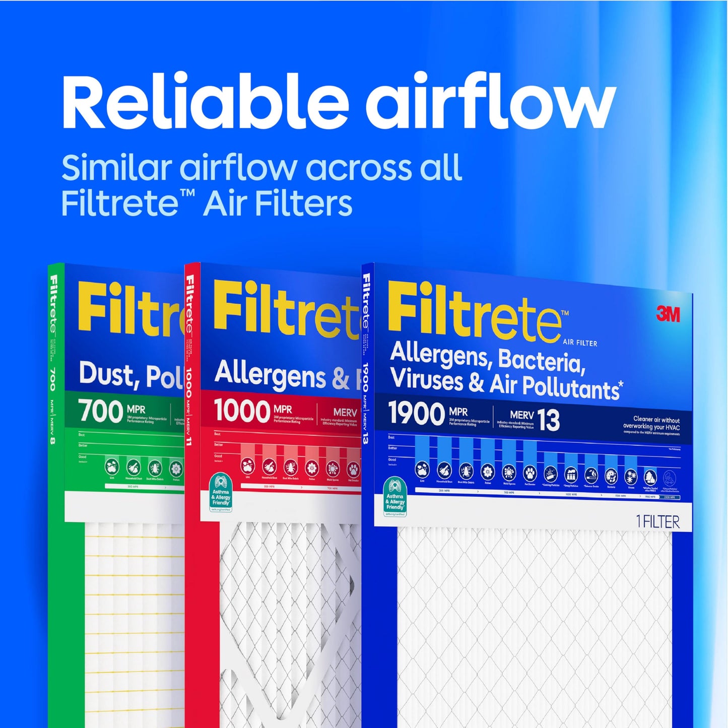 Filtrete 16x25x1 AC Furnace Air Filter, MERV 11, MPR 1000, Micro Allergen Defense, 3-Month Pleated 1-Inch Electrostatic Air Cleaning Filter, 4 Pack (Actual Size 15.69 x 24.69 x 0.81 in)