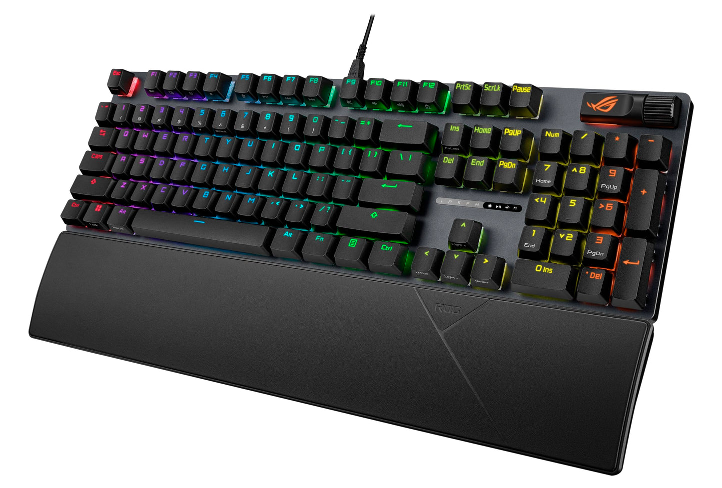 ASUS ROG Strix Scope II X Wired USB Mechanical Gaming Keyboard – 100% Full-Size, Hot Swappable Pre-lubed ROG NX Snow V2 Linear Switches, PBT Keycaps, RGB, PC/Mac Support - Black 🍁 All In One Marketplace Canada