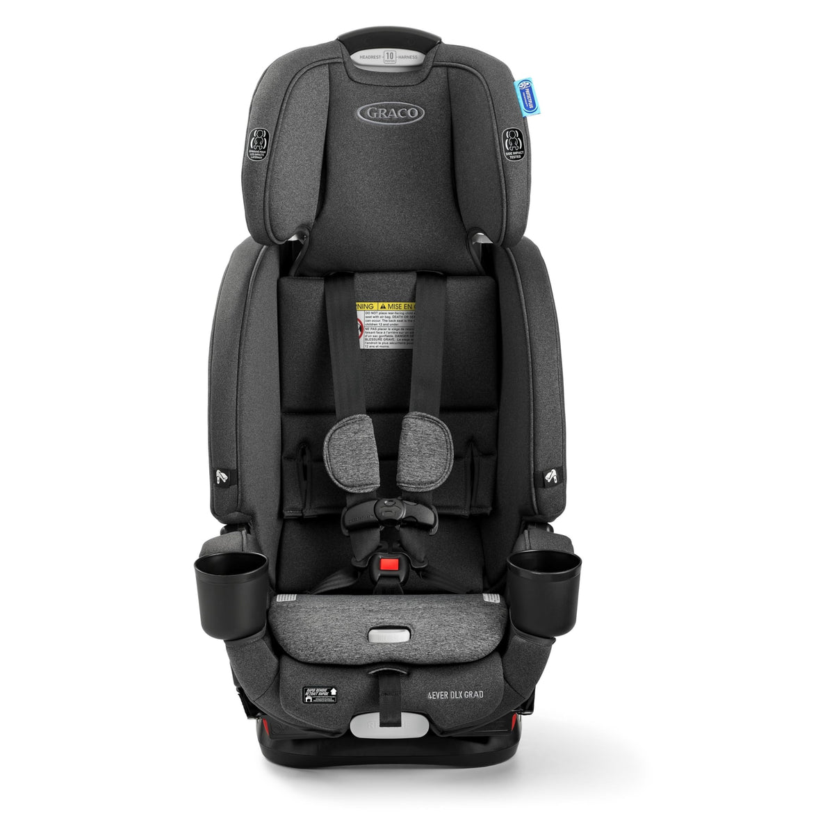 Graco 4Ever DLX Grad 5-in-1 Convertible Car Seat | Versatile, Comfortable, and Safe for Babies through Preteens | 1.8-54 kg (4-120 lb) | Harrison
