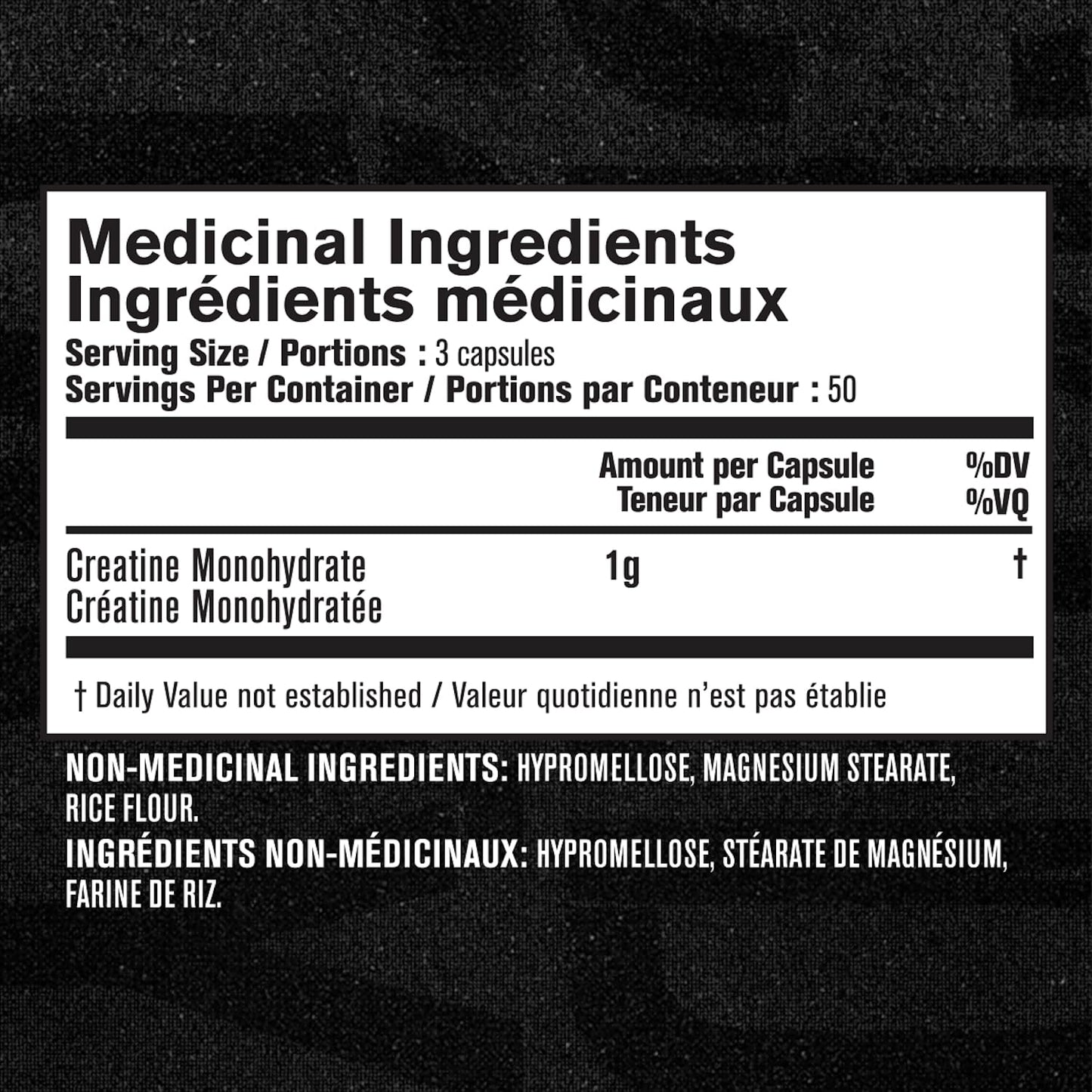 Jacked Factory Creatine Monohydrate Capsules - Canadian-Owned Supplement for Muscle Growth, Increased Strength, Enhanced Energy Output, and Improved Athletic Performance - 150 Pills
