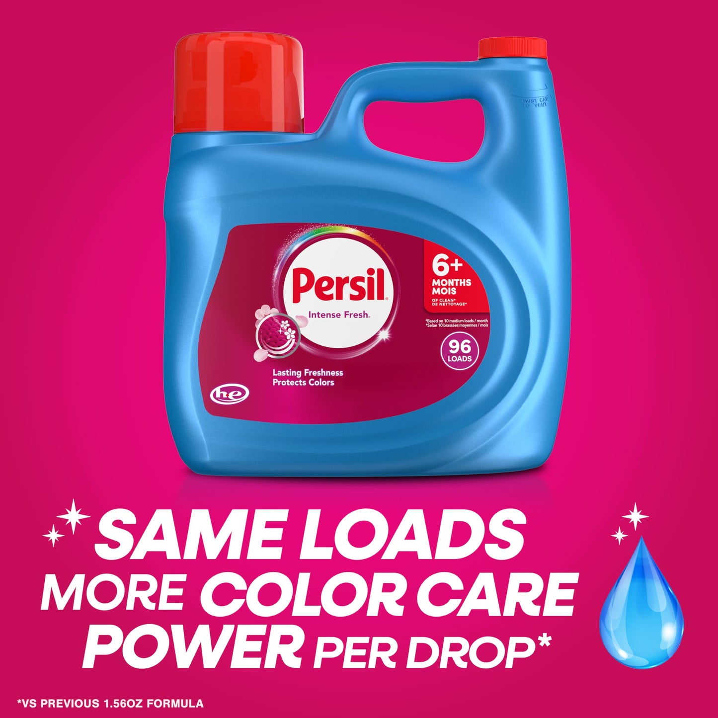 Persil Intense Fresh Liquid Laundry Detergent Everyday Clean 3.72L/96 Loads - Available at All In One Marketplace Canada