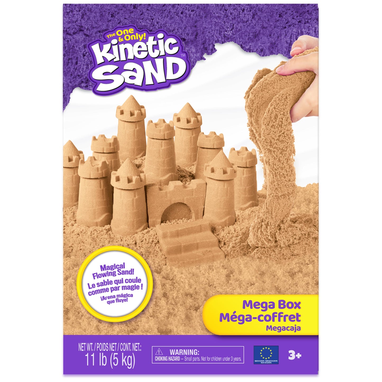 Kinetic Sand 11lb Brown Sand Amazon Exclusive, Sensory Toys, Ages 3+