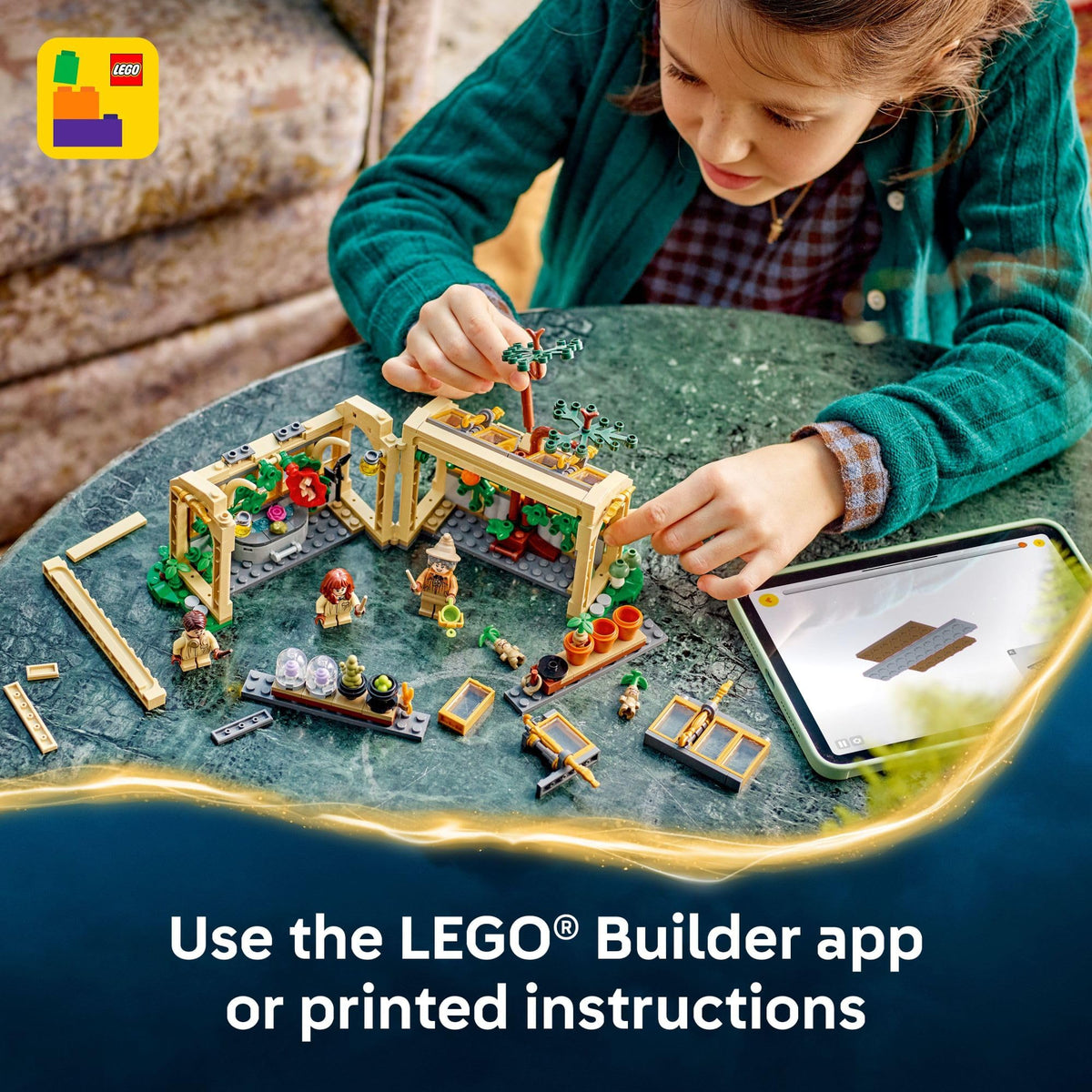 LEGO Harry Potter Hogwarts Castle: Herbology Class Kids Toy - Building and Learning Toy for Pretend Play - Harry Potter Collectible for Boys and Girls, Ages 8+ - Birthday Gift Idea - 76445