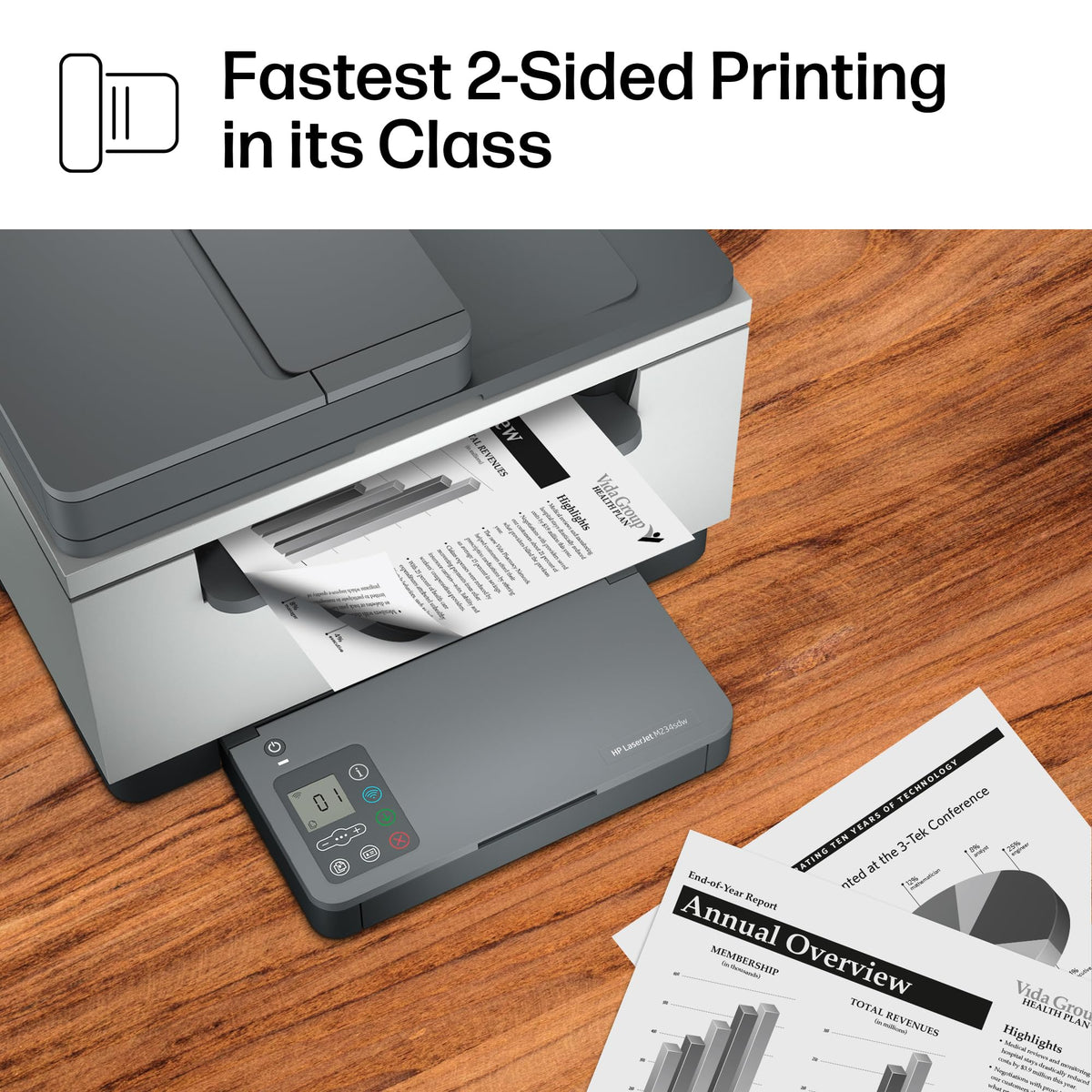 HP LaserJet Multi-Function M234sdw Monochrome Printer with Two-Sided Printing and Auto-Document Feeder | 6GX01F