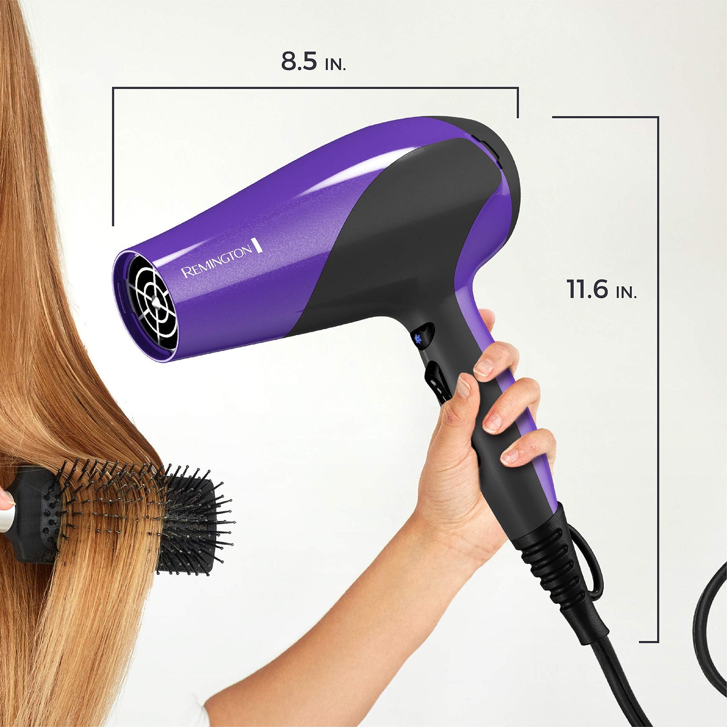 REMINGTON® Damage Protection Hair Dryer Purple Remington