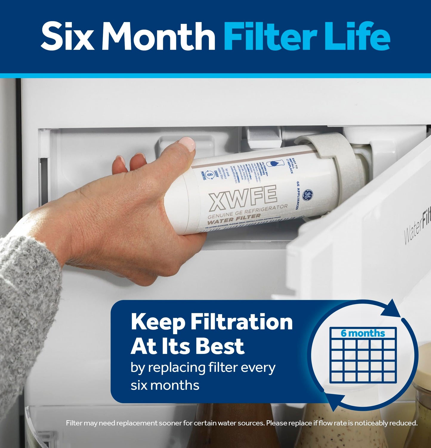 GE XWFE Refrigerator Water Filter - WR01F04788 - Available at All In One Marketplace Canada
