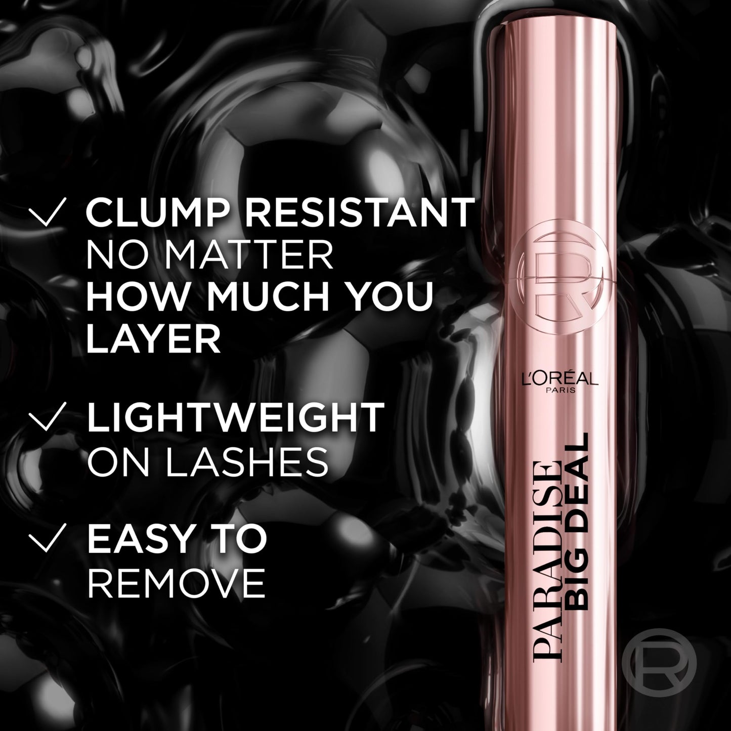 L'Oréal Paris Paradise Big Deal Volumizing Mascara, Buildable & Lengthening Mascara, No Clumps, Lightweight, Black Brown 10.9 ml L'Oreal Paris