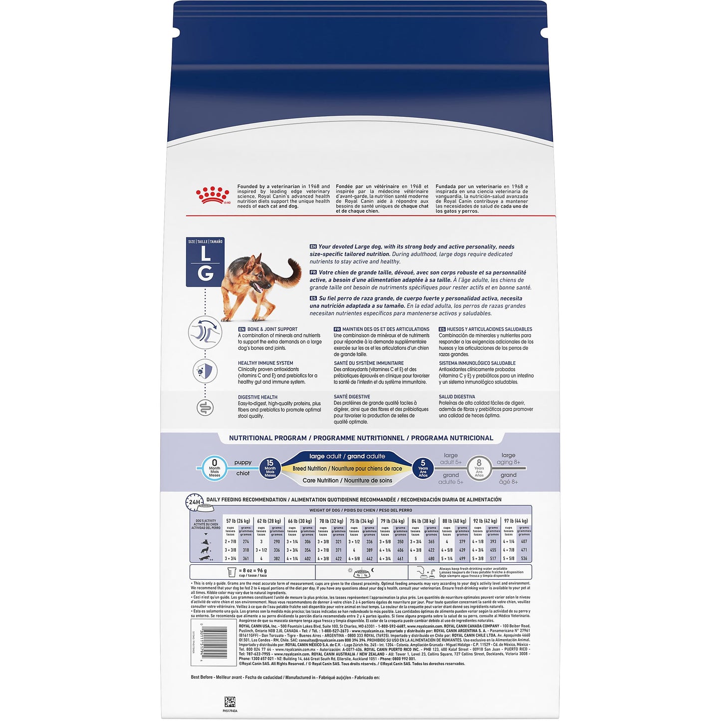 Royal Canin Large Breed Adult Dry Dog Food, 30 lb Bag ROYAL CANIN