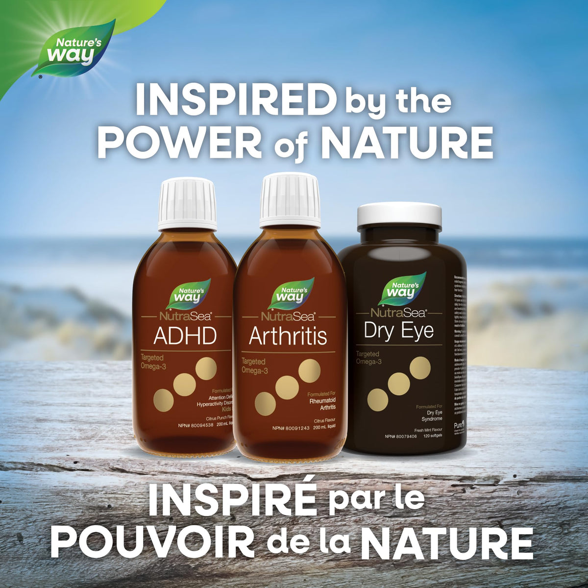 Nature's Way NutraSea Omega-3 - Arthritis - Rheumatoid Arthritis Support 2800mg (1800 mg EPA, 1000 mg DHA), Citrus Flavour, 200ml Liquid
