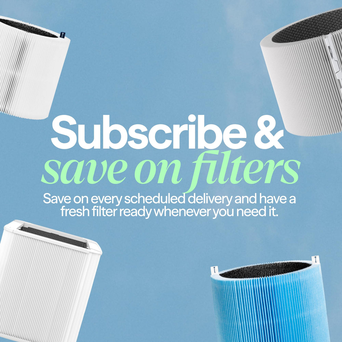 BLUEAIR Genuine 311 Auto Air Purifier Replacement Filter, Everyday